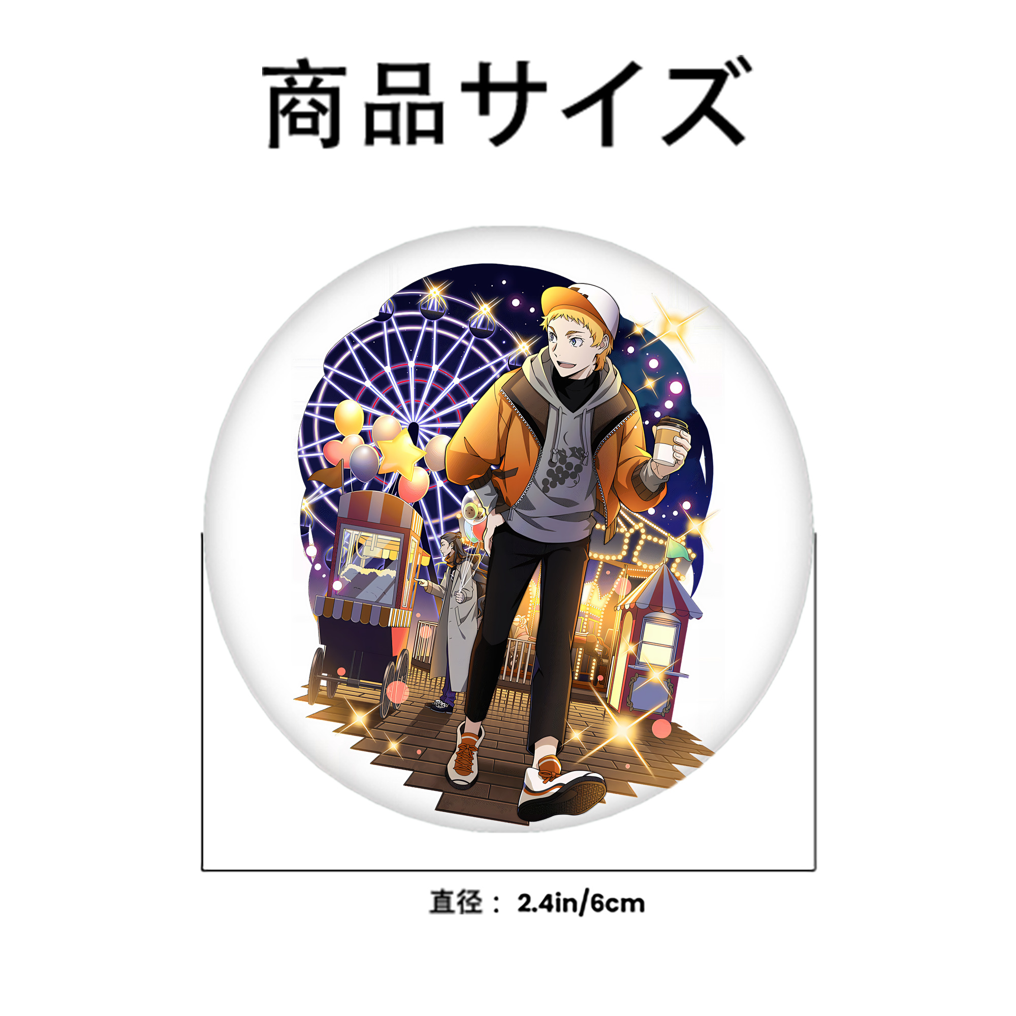 文豪ストレイドッグス Bungo Stray Dogs 6cm 缶バッジ 複数セット