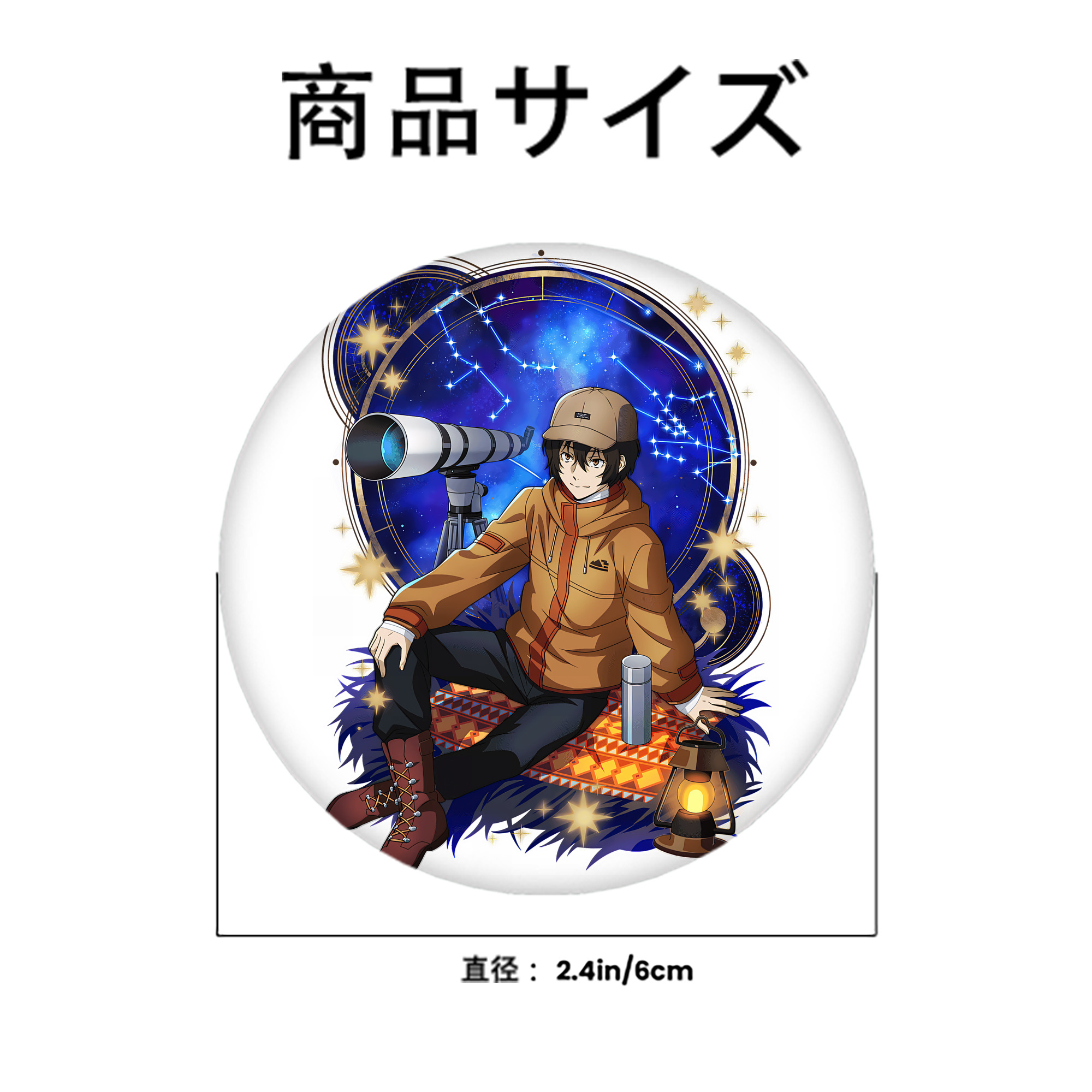 文豪ストレイドッグス Bungo Stray Dogs 6cm 缶バッジ 複数セット