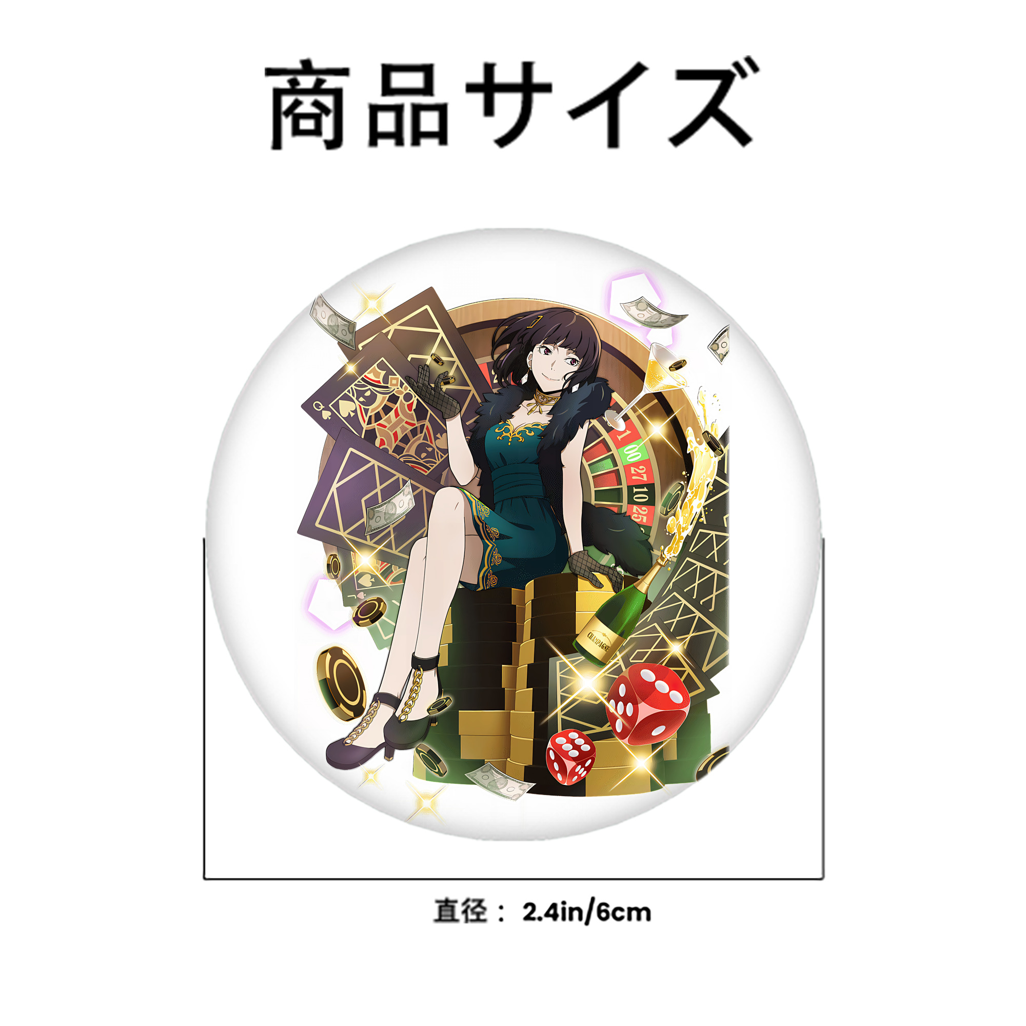 文豪ストレイドッグス Bungo Stray Dogs 6cm 缶バッジ 複数セット