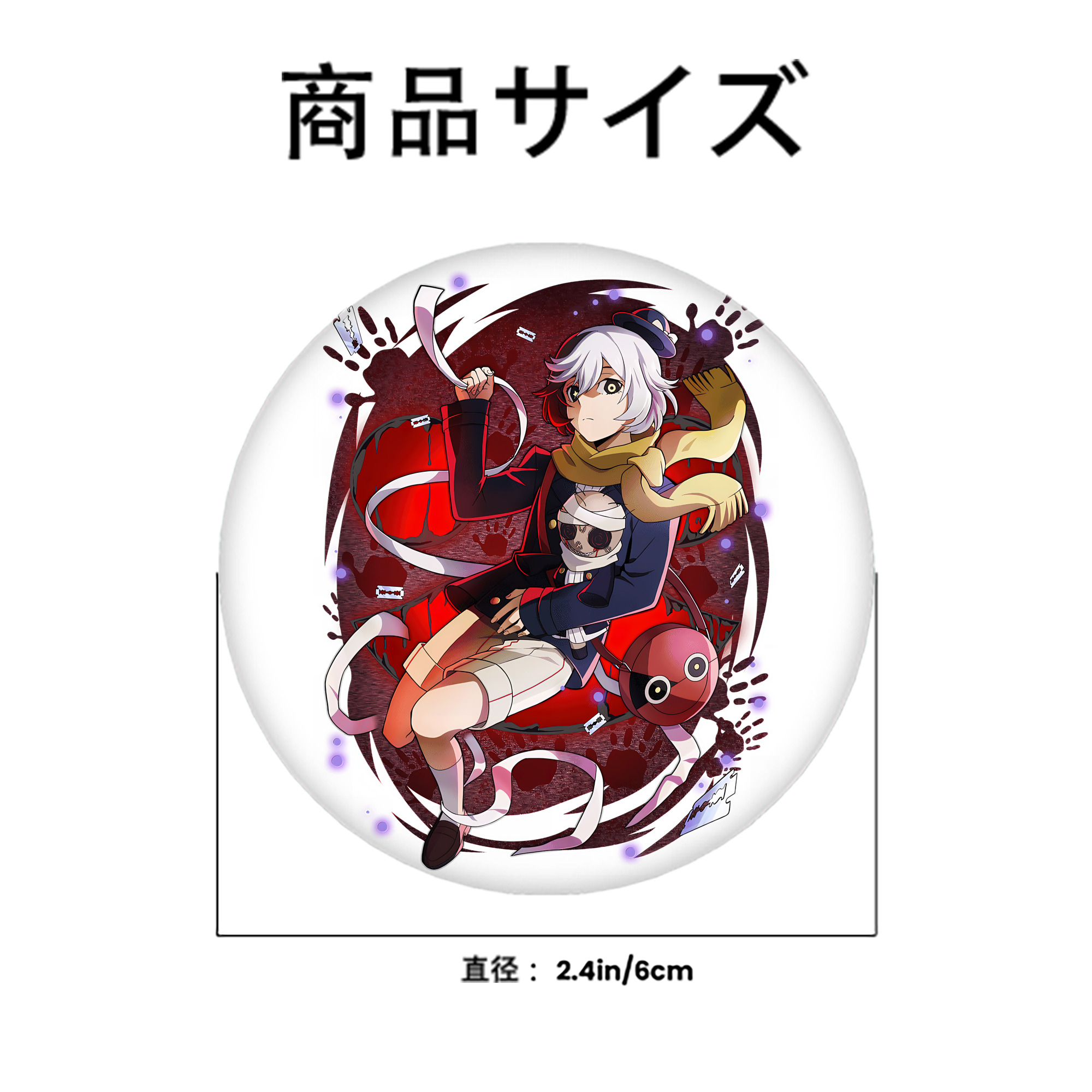 文豪ストレイドッグス Bungo Stray Dogs 6cm 缶バッジ 複数セット