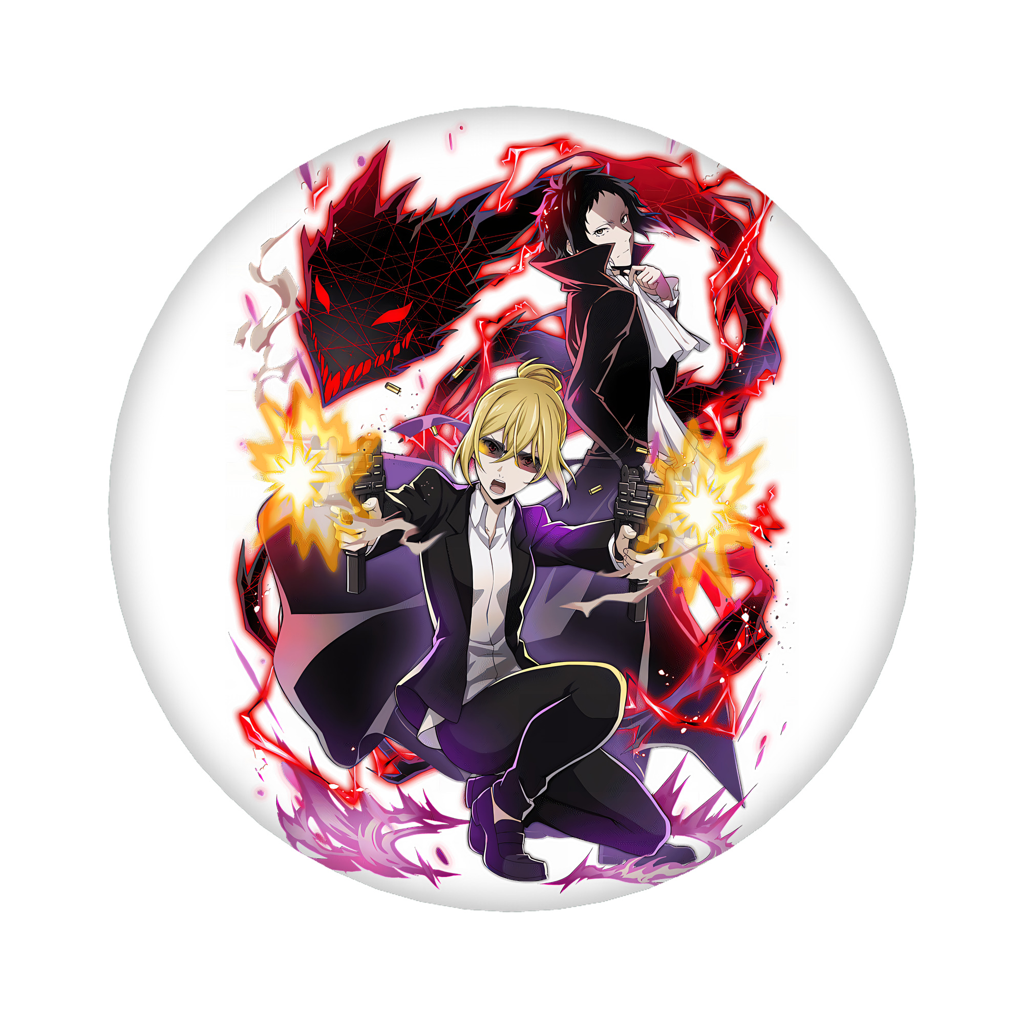 （画像用） 文豪ストレイドッグス Bungo Stray Dogs 6cm 缶バッジ 複数セット