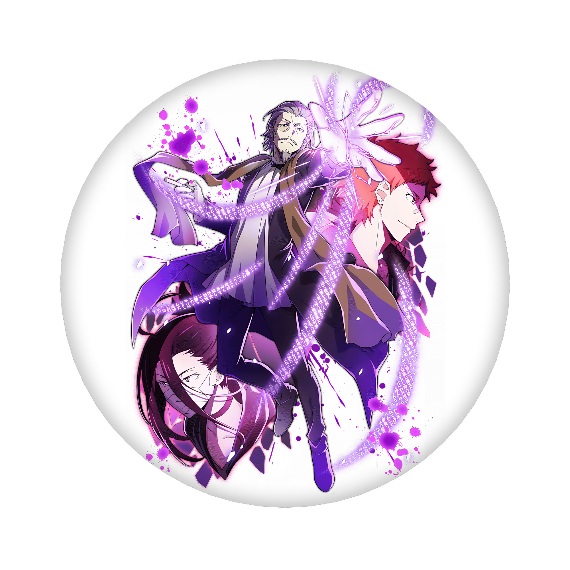 （画像用） 文豪ストレイドッグス Bungo Stray Dogs 6cm 缶バッジ 複数セット
