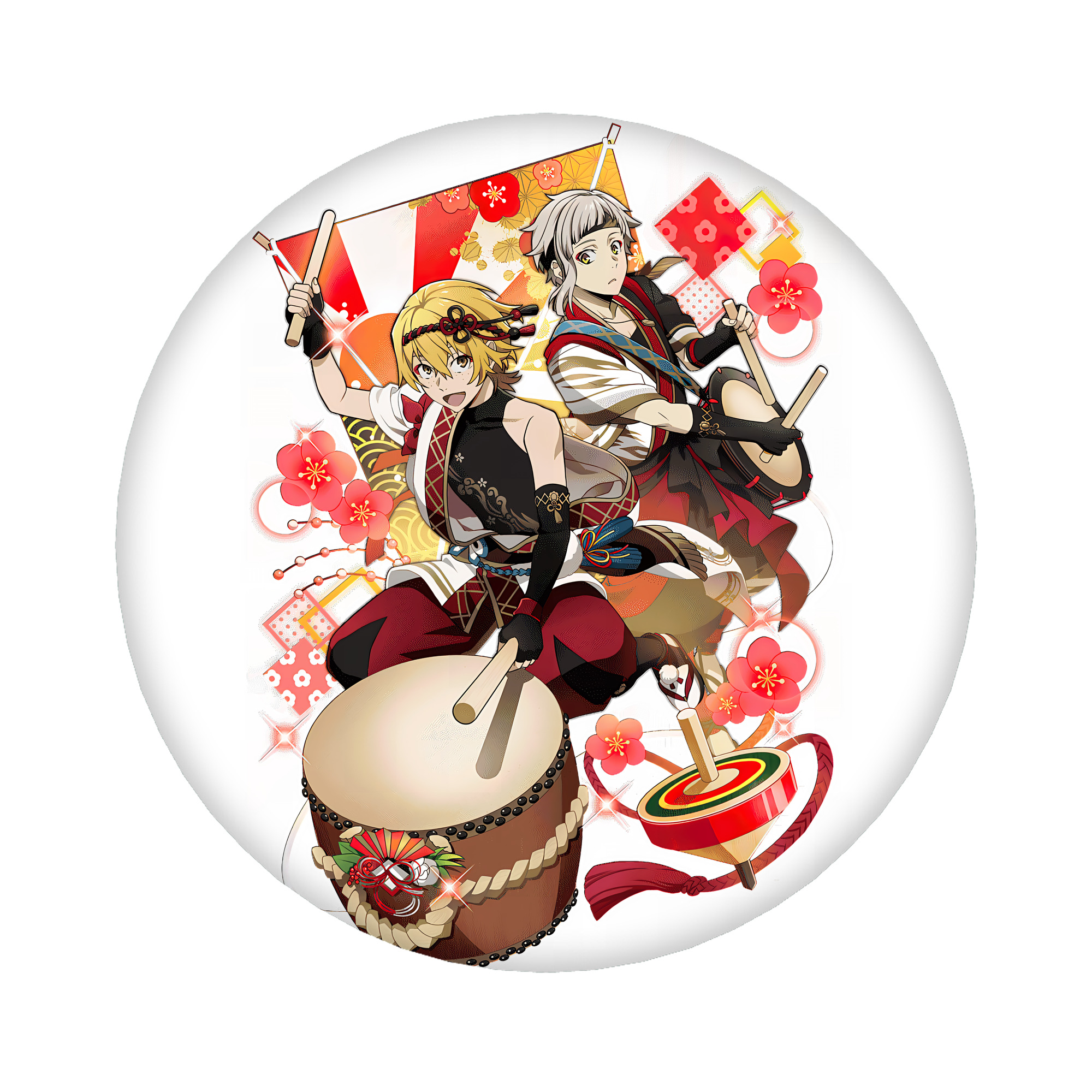 （画像用） 文豪ストレイドッグス Bungo Stray Dogs 6cm 缶バッジ 複数セット