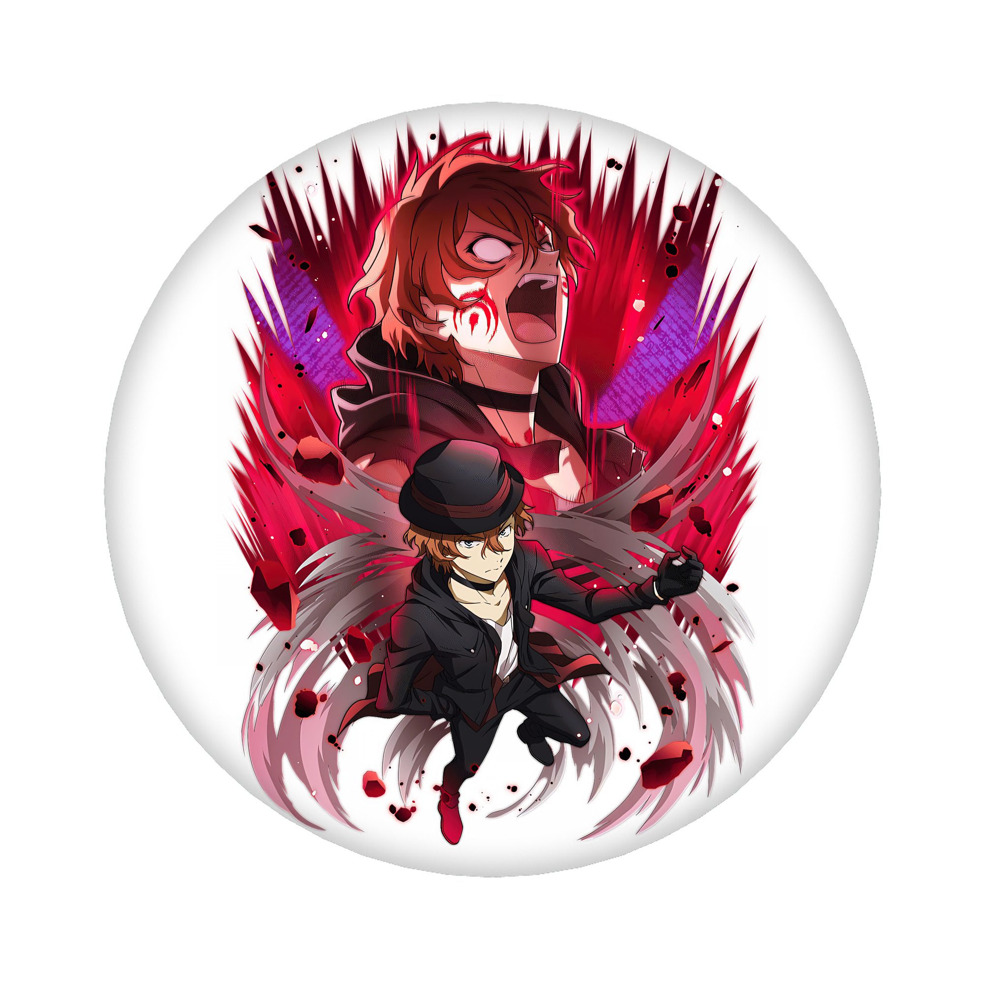 （画像用） 文豪ストレイドッグス Bungo Stray Dogs 6cm 缶バッジ 複数セット