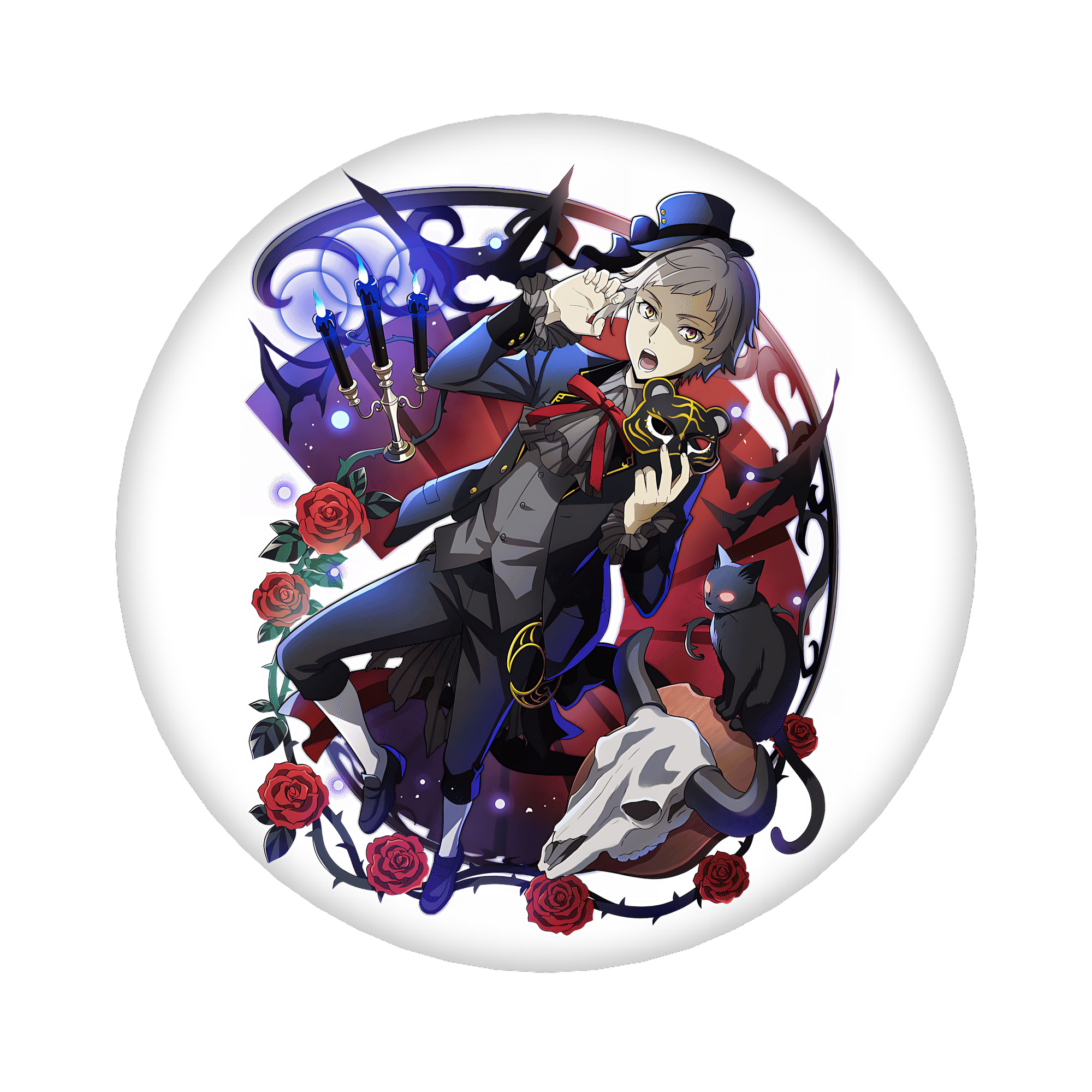 （画像用） 文豪ストレイドッグス Bungo Stray Dogs 6cm 缶バッジ 複数セット
