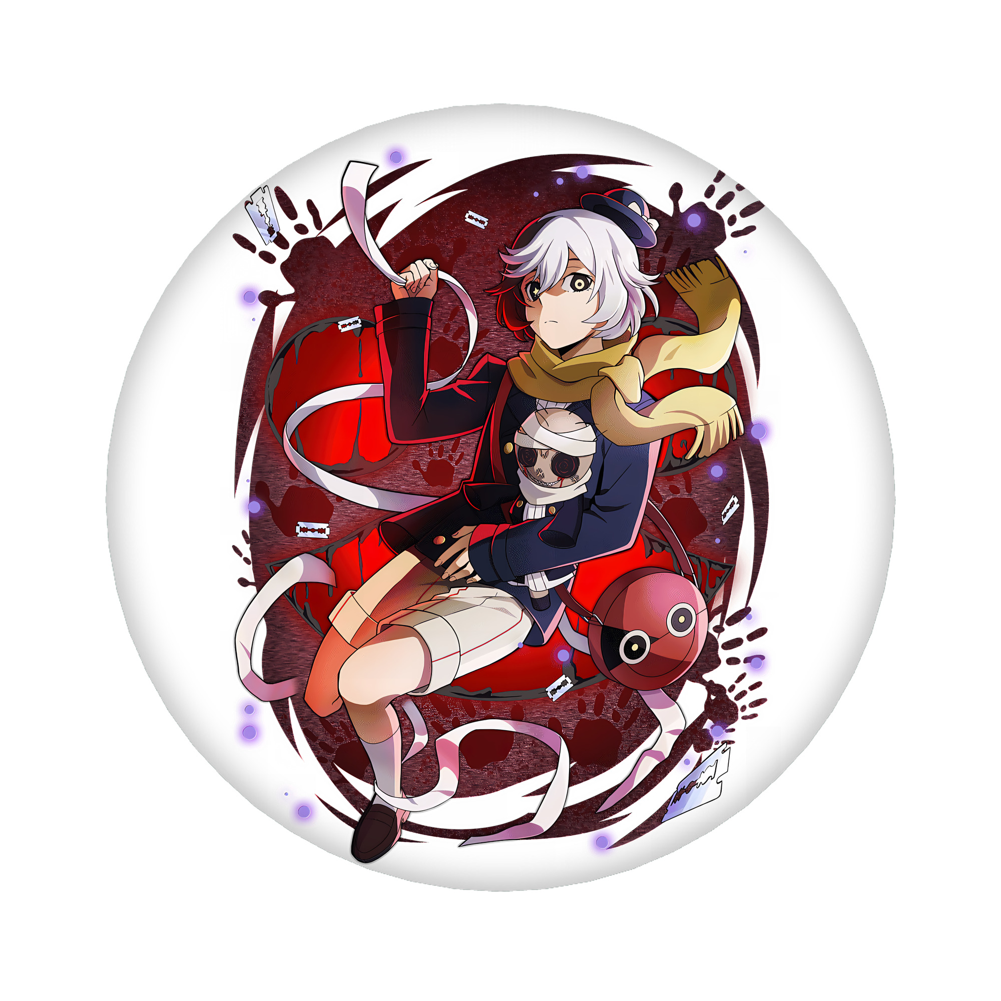 （画像用） 文豪ストレイドッグス Bungo Stray Dogs 6cm 缶バッジ 複数セット