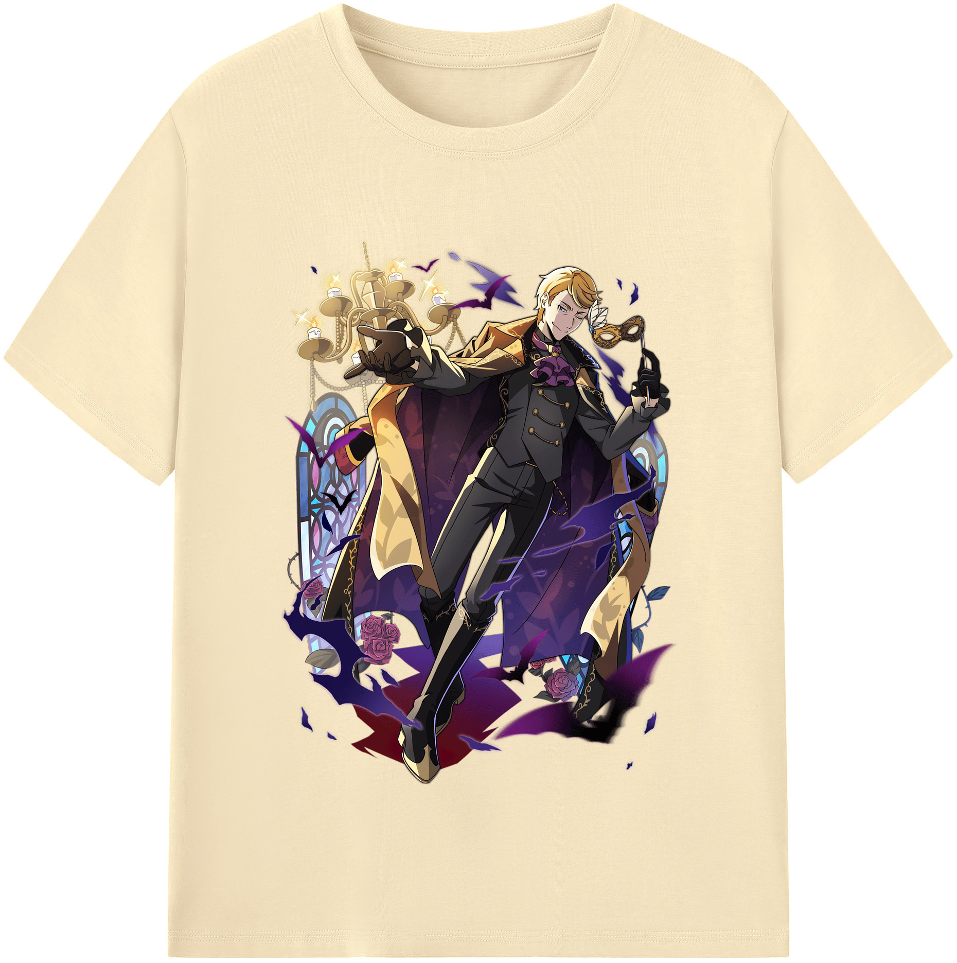 （画像用） 文豪ストレイドッグス Bungo Stray Dogs 綿100％半袖Tシャツ（フロントプリント）