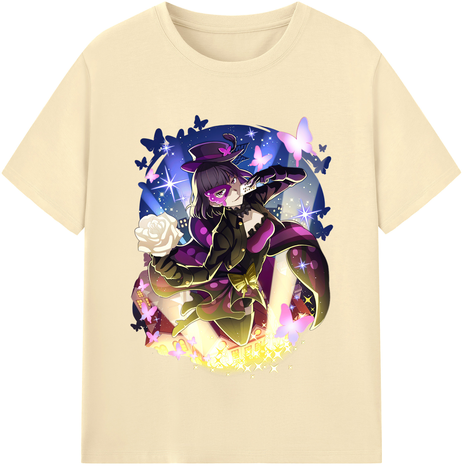 （画像用） 文豪ストレイドッグス Bungo Stray Dogs 綿100％半袖Tシャツ（フロントプリント）