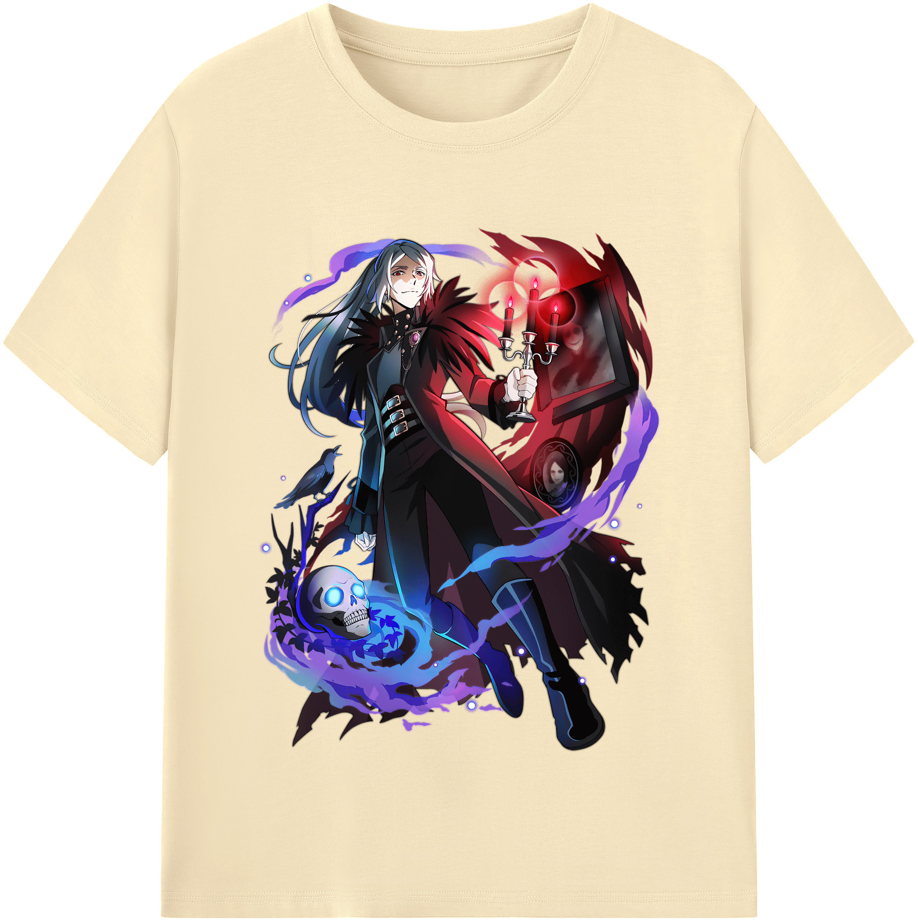 （画像用） 文豪ストレイドッグス Bungo Stray Dogs 綿100％半袖Tシャツ（フロントプリント）
