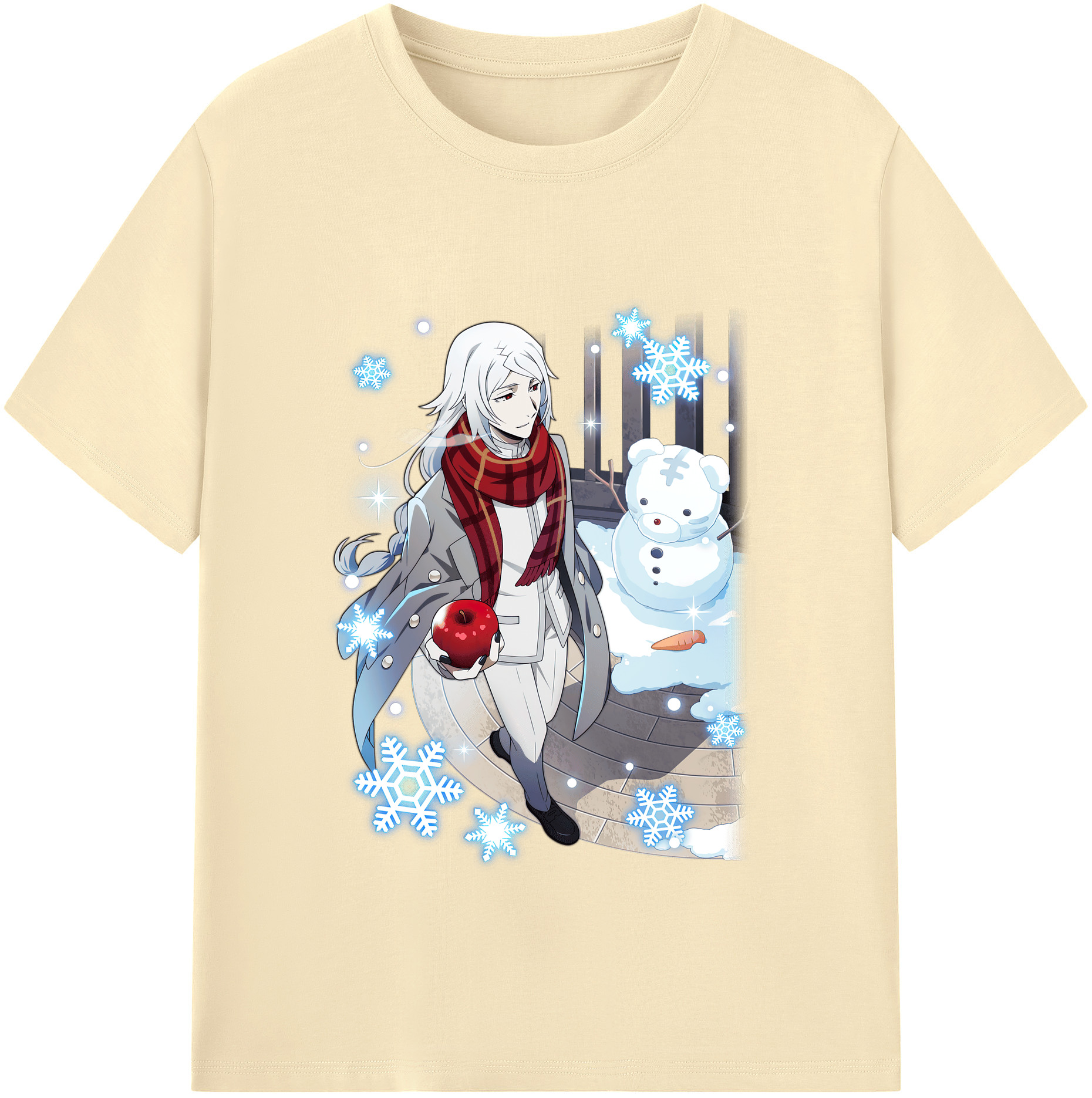 （画像用） 文豪ストレイドッグス Bungo Stray Dogs 綿100％半袖Tシャツ（フロントプリント）