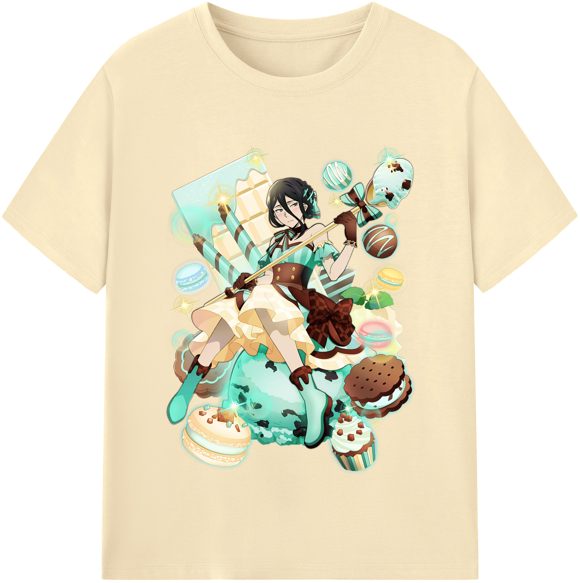 （画像用） 文豪ストレイドッグス Bungo Stray Dogs 綿100％半袖Tシャツ（フロントプリント）