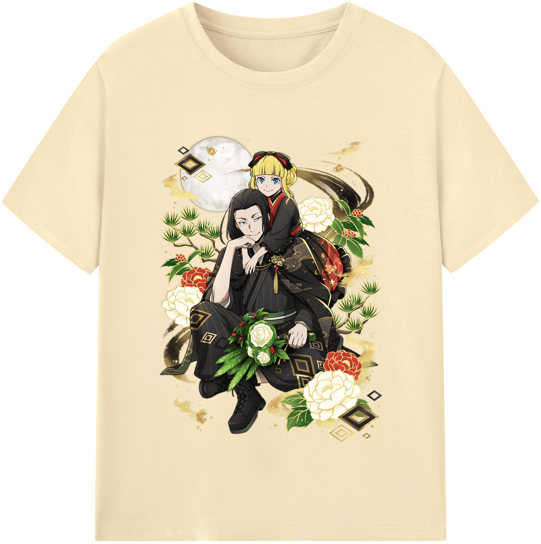 （画像用） 文豪ストレイドッグス Bungo Stray Dogs 綿100％半袖Tシャツ（フロントプリント）