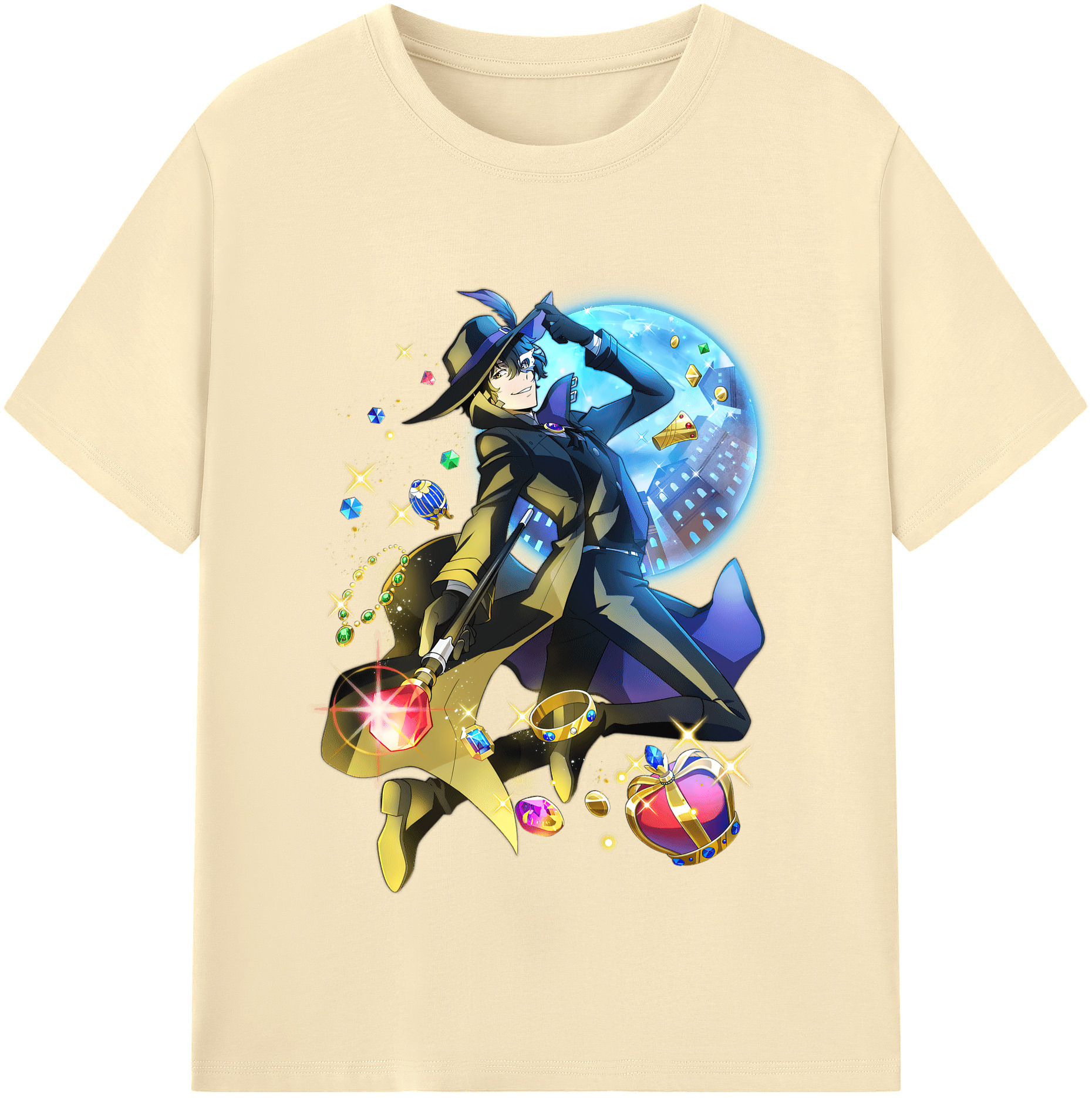 （画像用） 文豪ストレイドッグス Bungo Stray Dogs 綿100％半袖Tシャツ（フロントプリント）