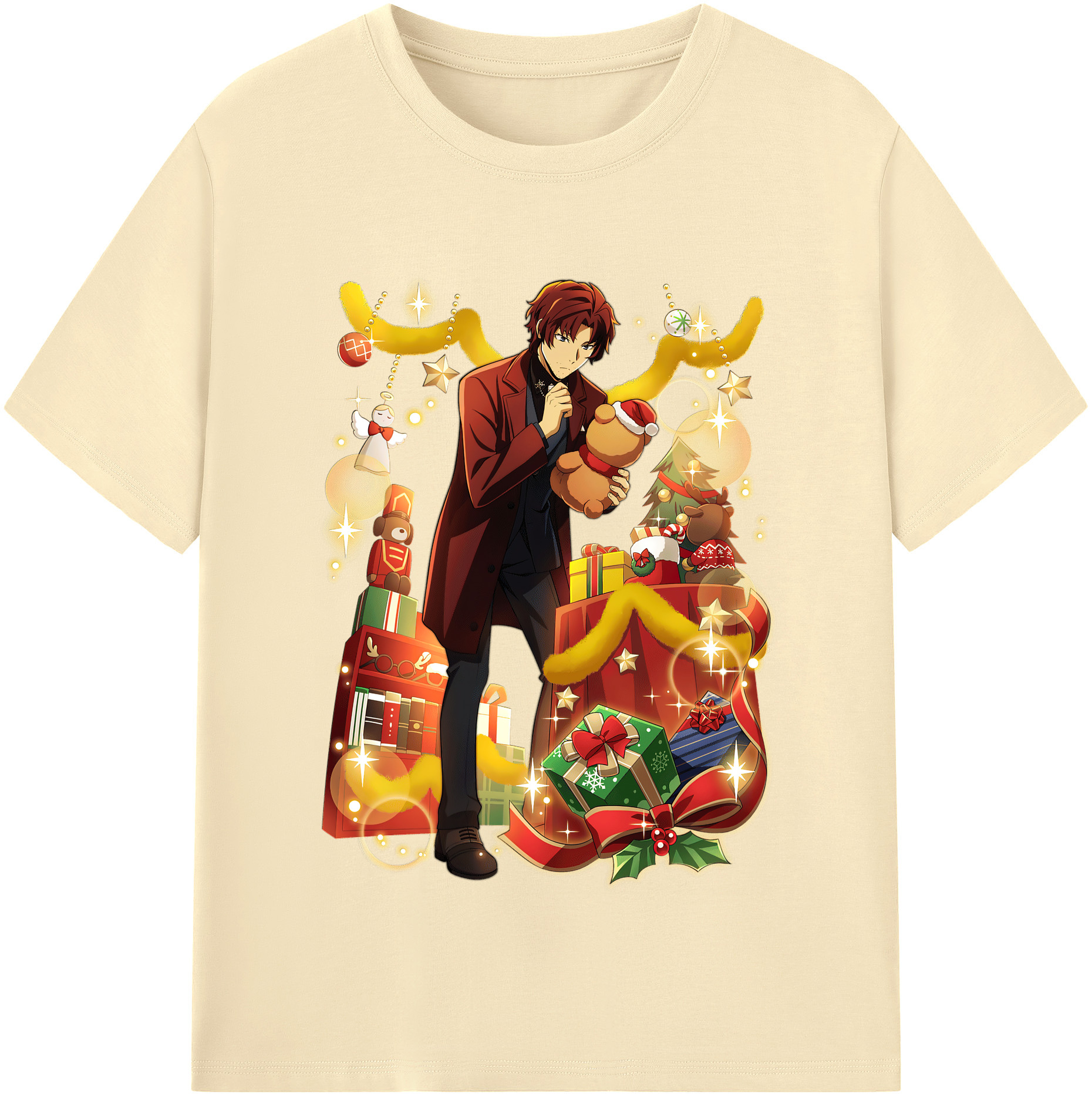 文豪ストレイドッグス Bungo Stray Dogs 綿100％半袖Tシャツ（フロントプリント）