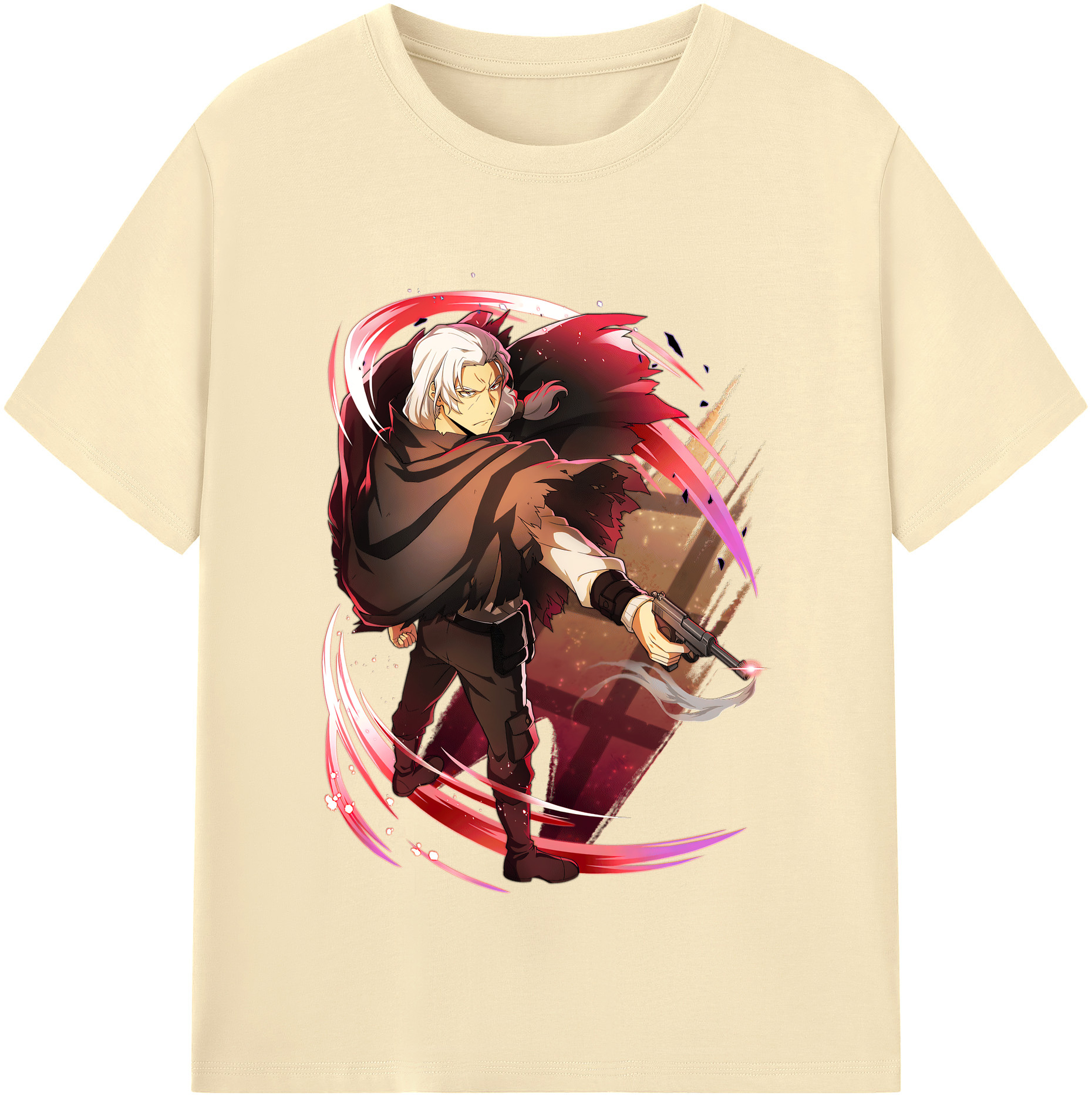 （画像用） 文豪ストレイドッグス Bungo Stray Dogs 綿100％半袖Tシャツ（フロントプリント）