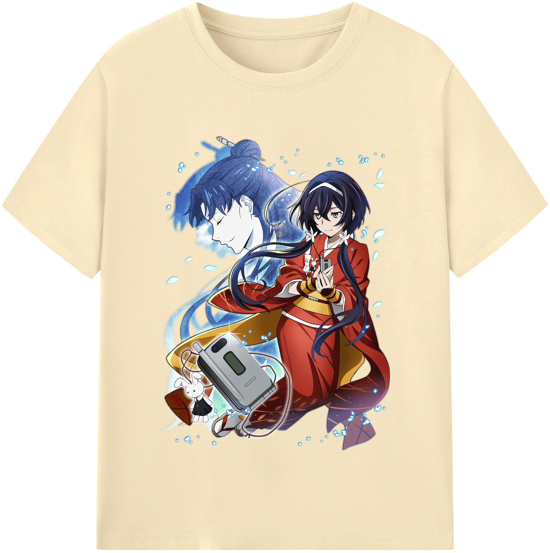 （画像用） 文豪ストレイドッグス Bungo Stray Dogs 綿100％半袖Tシャツ（フロントプリント）