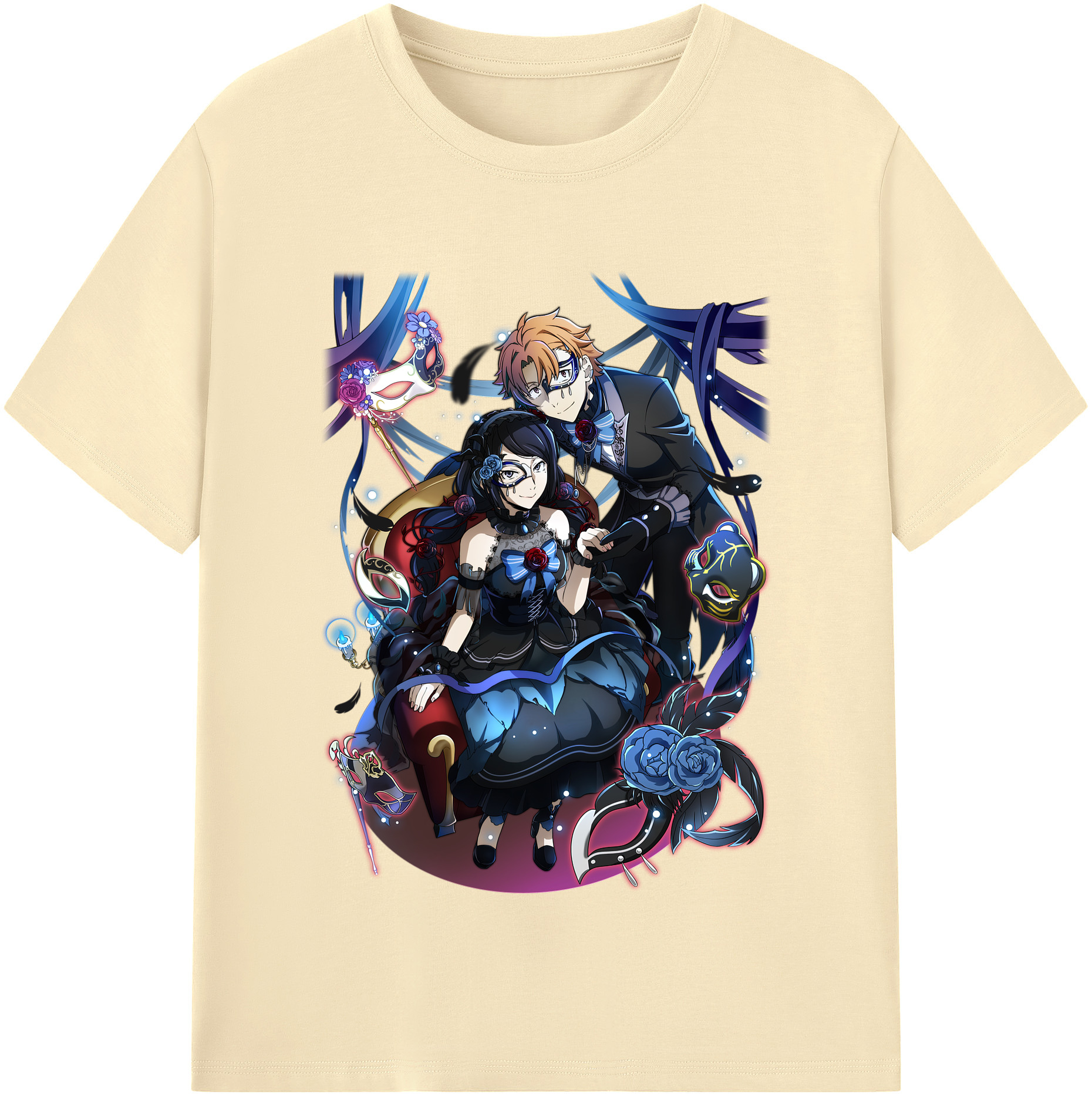 （画像用） 文豪ストレイドッグス Bungo Stray Dogs 綿100％半袖Tシャツ（フロントプリント）