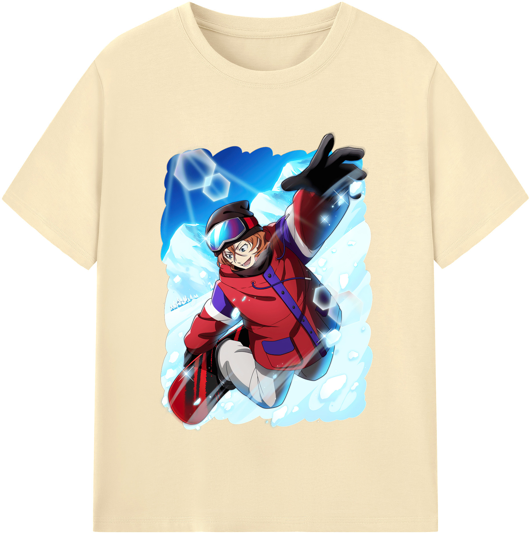 （画像用） 文豪ストレイドッグス Bungo Stray Dogs 綿100％半袖Tシャツ（フロントプリント）