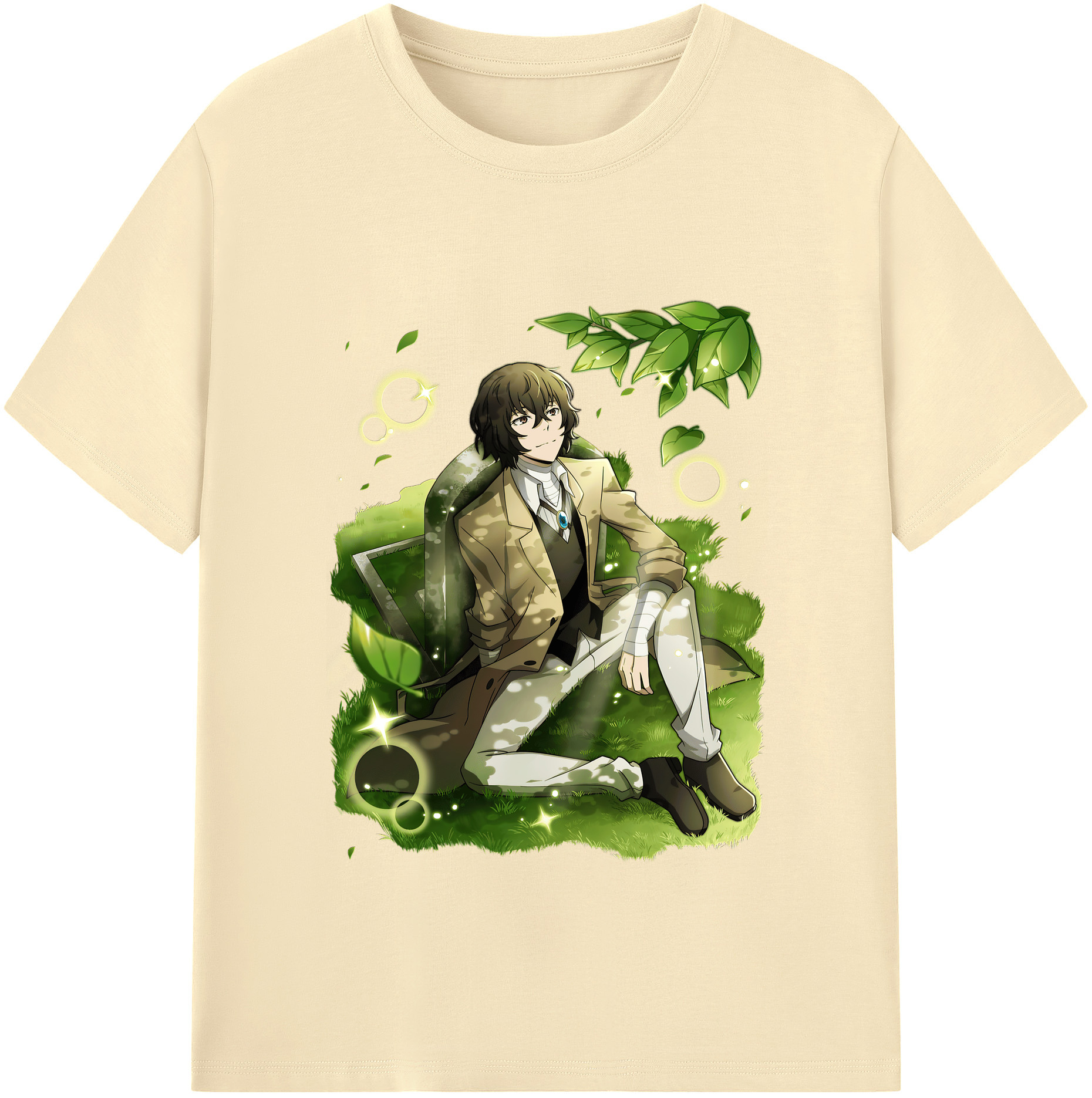 （画像用） 文豪ストレイドッグス Bungo Stray Dogs 綿100％半袖Tシャツ（フロントプリント）
