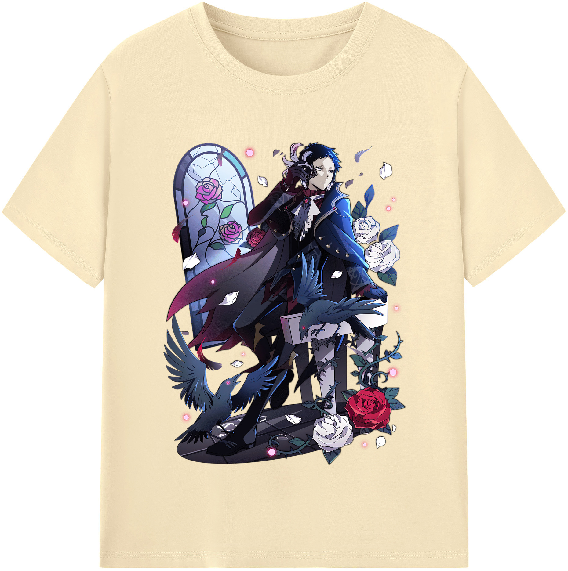 （画像用） 文豪ストレイドッグス Bungo Stray Dogs 綿100％半袖Tシャツ（フロントプリント）