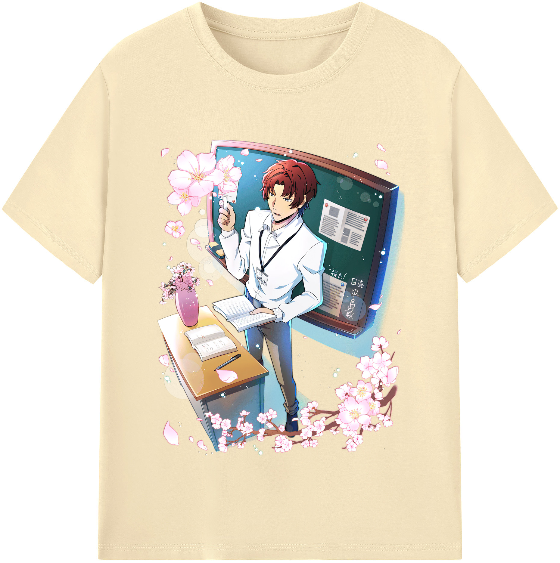 （画像用） 文豪ストレイドッグス Bungo Stray Dogs 綿100％半袖Tシャツ（フロントプリント）