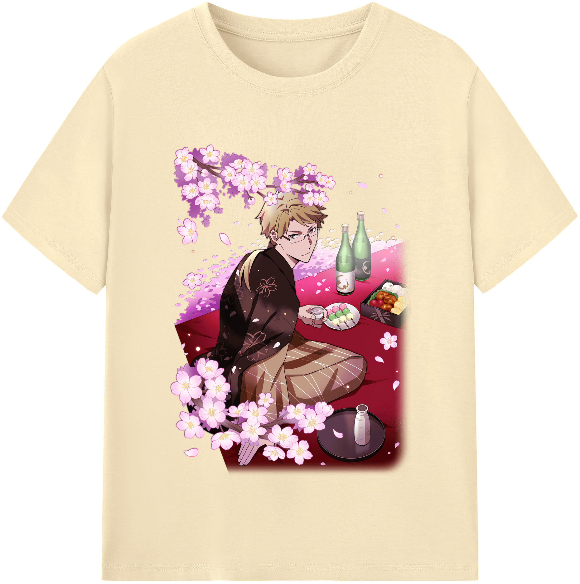 （画像用） 文豪ストレイドッグス Bungo Stray Dogs 綿100％半袖Tシャツ（フロントプリント）