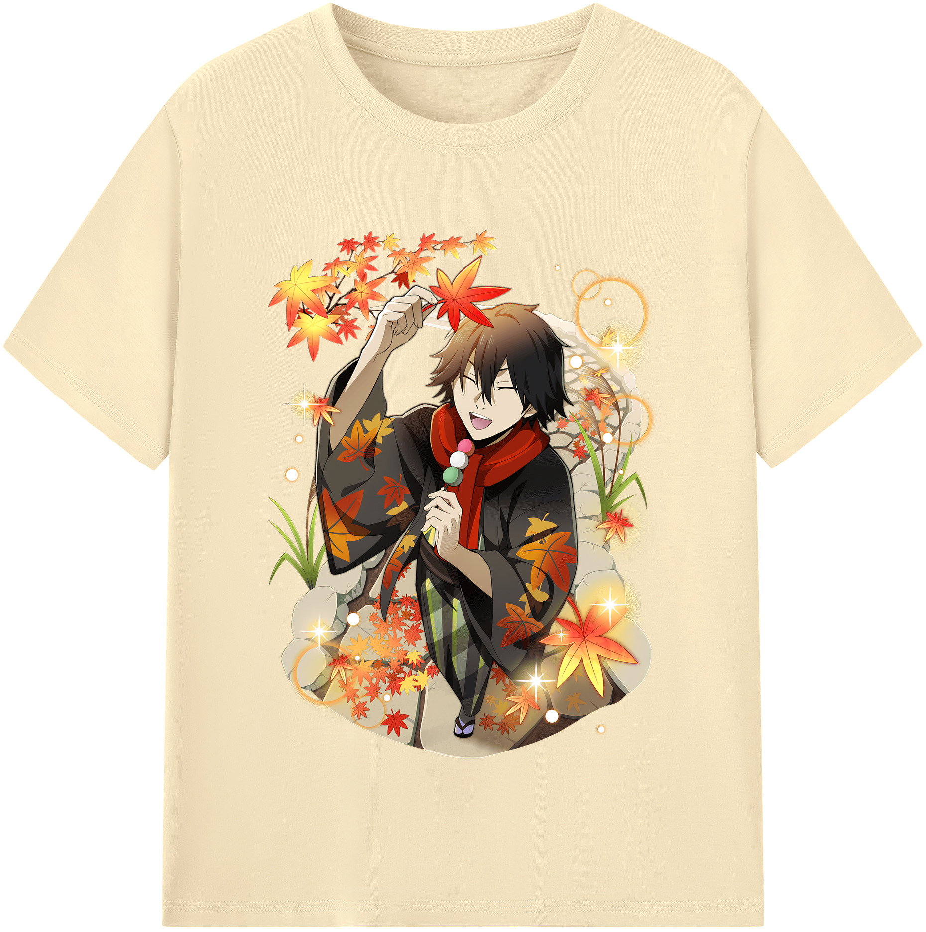 （画像用） 文豪ストレイドッグス Bungo Stray Dogs 綿100％半袖Tシャツ（フロントプリント）