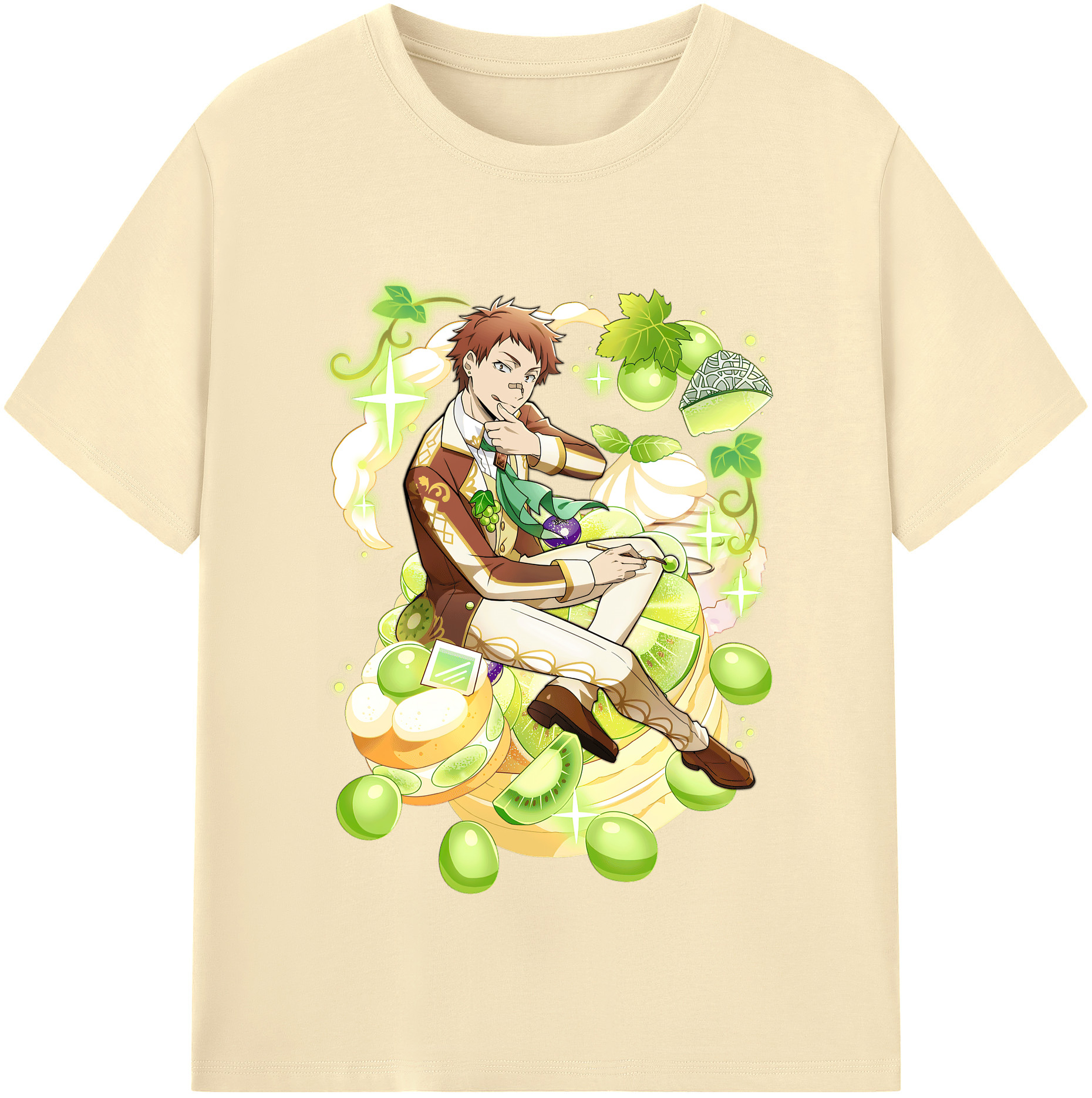 （画像用） 文豪ストレイドッグス Bungo Stray Dogs 綿100％半袖Tシャツ（フロントプリント）