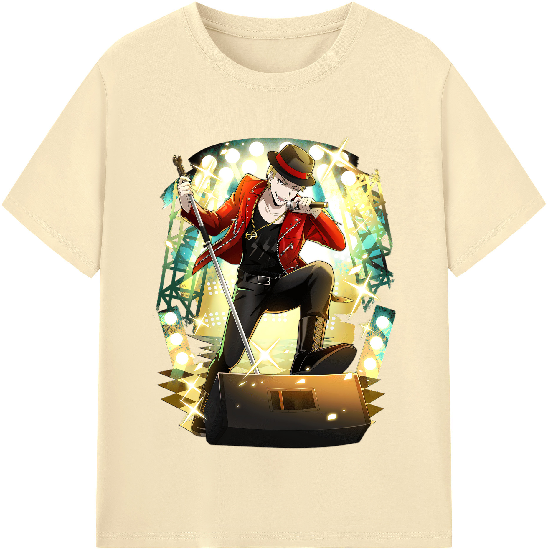 （画像用） 文豪ストレイドッグス Bungo Stray Dogs 綿100％半袖Tシャツ（フロントプリント）