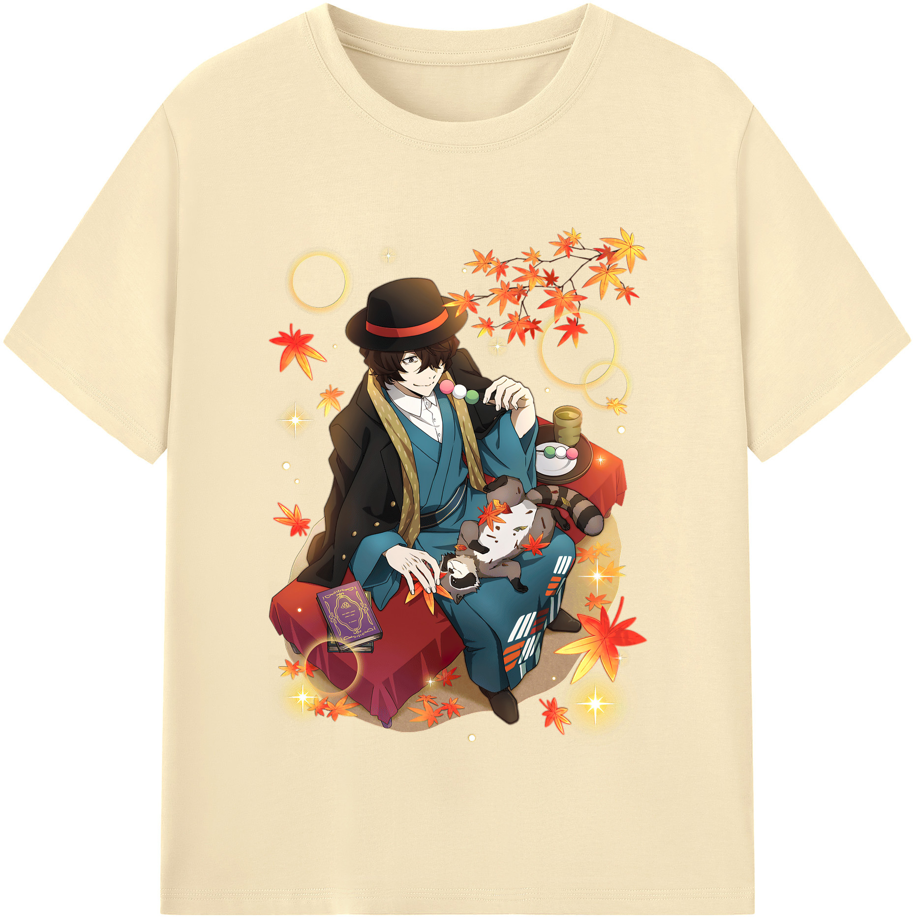 （画像用） 文豪ストレイドッグス Bungo Stray Dogs 綿100％半袖Tシャツ（フロントプリント）
