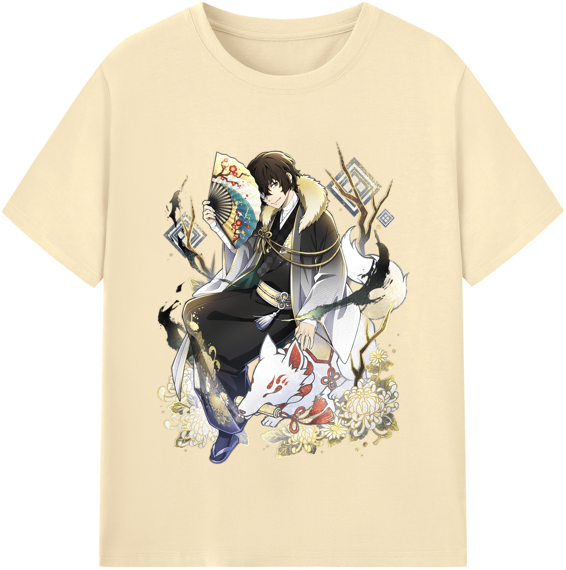 （画像用） 文豪ストレイドッグス Bungo Stray Dogs 綿100％半袖Tシャツ（フロントプリント）