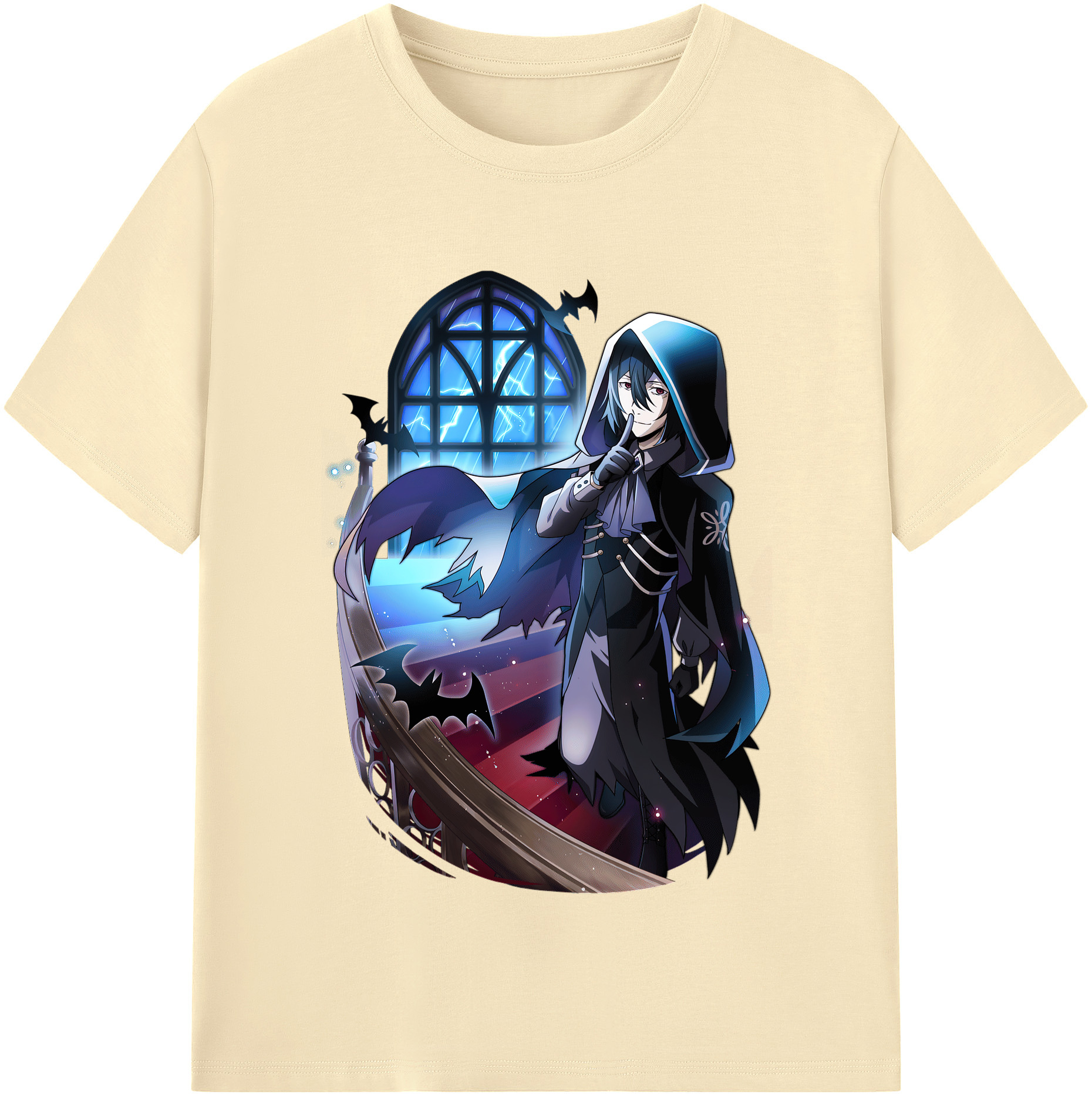 （画像用） 文豪ストレイドッグス Bungo Stray Dogs 綿100％半袖Tシャツ（フロントプリント）