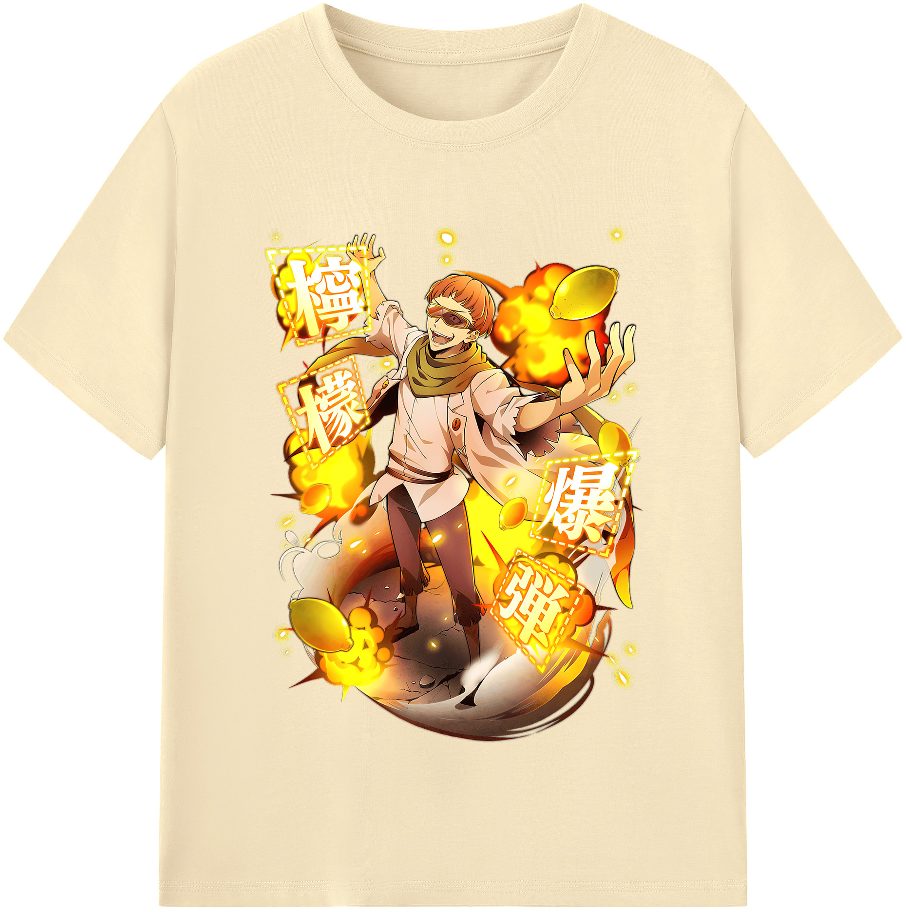 （画像用） 文豪ストレイドッグス Bungo Stray Dogs 綿100％半袖Tシャツ（フロントプリント）