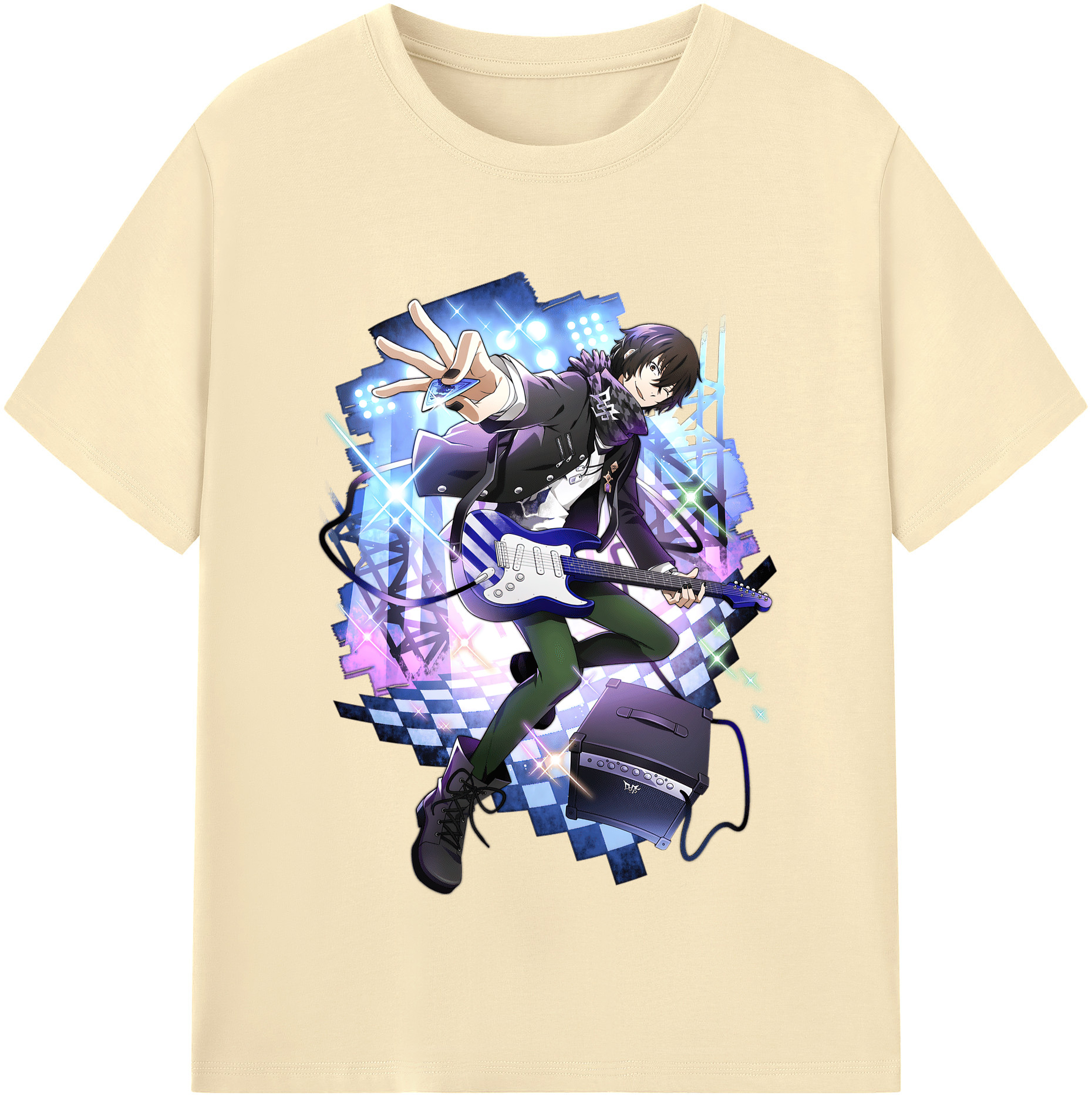 （画像用） 文豪ストレイドッグス Bungo Stray Dogs 綿100％半袖Tシャツ（フロントプリント）