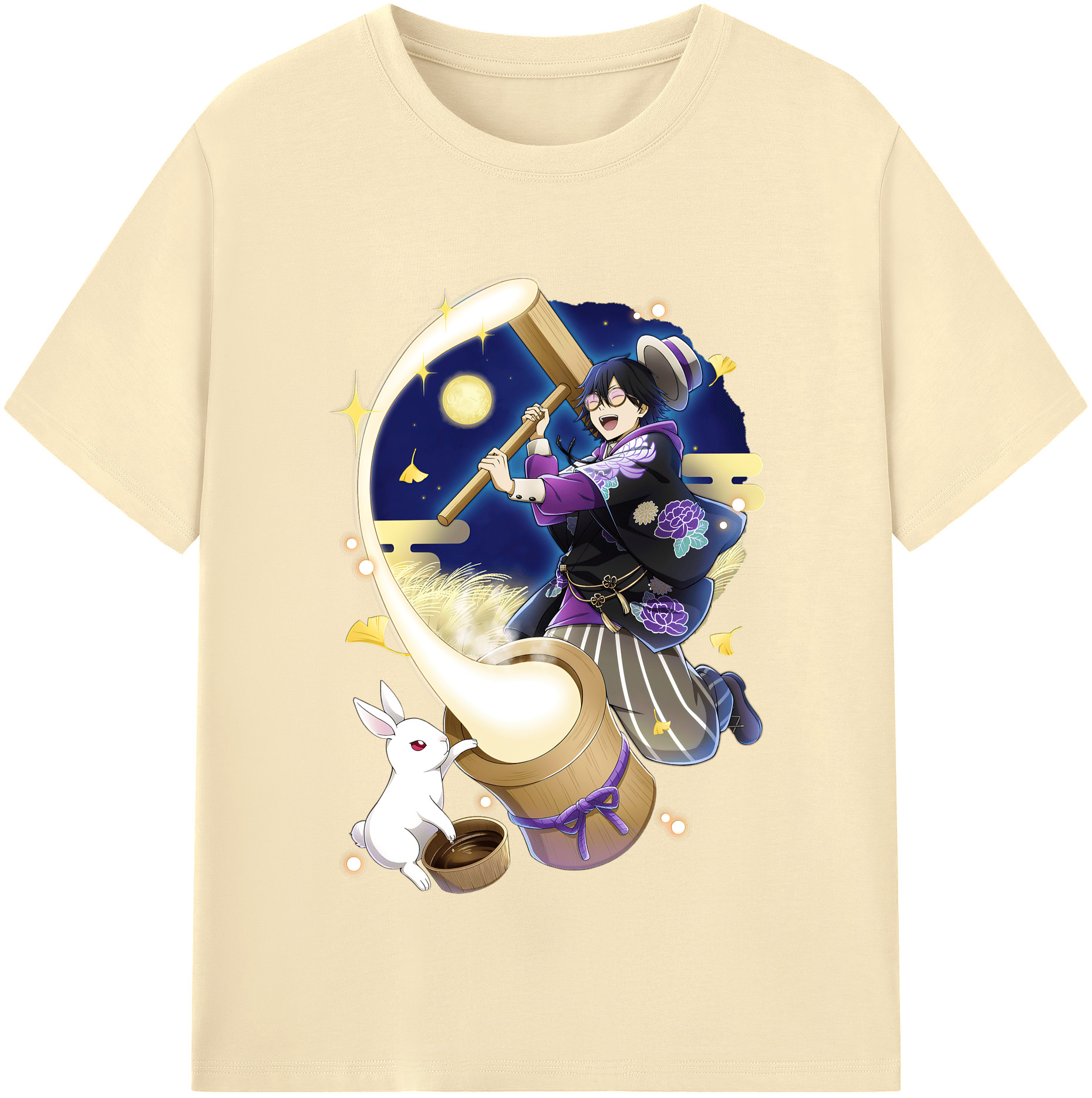 （画像用） 文豪ストレイドッグス Bungo Stray Dogs 綿100％半袖Tシャツ（フロントプリント）