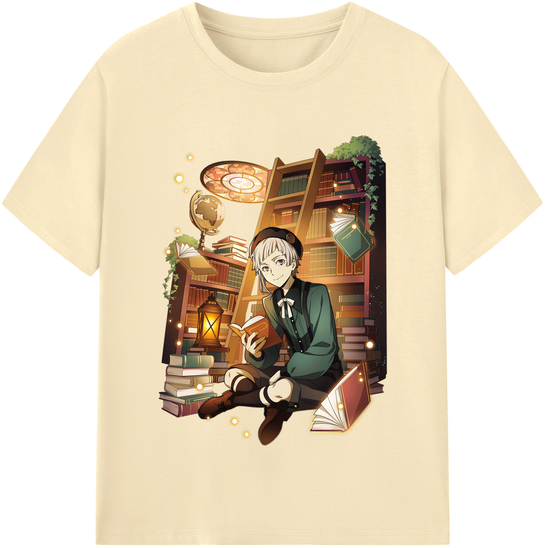 （画像用） 文豪ストレイドッグス Bungo Stray Dogs 綿100％半袖Tシャツ（フロントプリント）