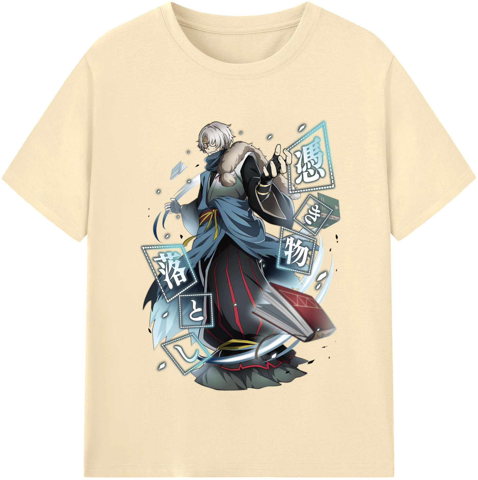 （画像用） 文豪ストレイドッグス Bungo Stray Dogs 綿100％半袖Tシャツ（フロントプリント）