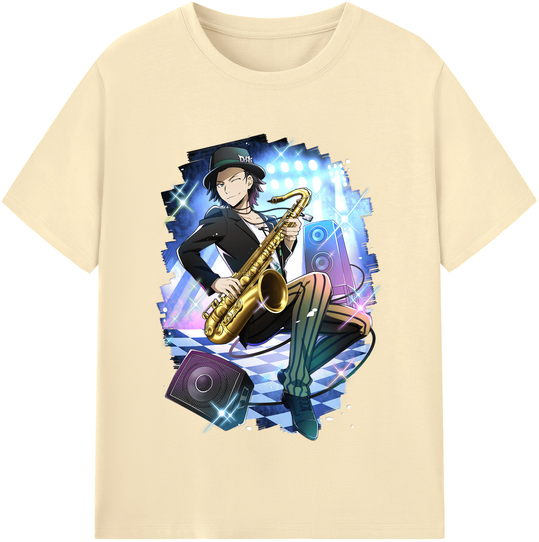（画像用） 文豪ストレイドッグス Bungo Stray Dogs 綿100％半袖Tシャツ（フロントプリント）