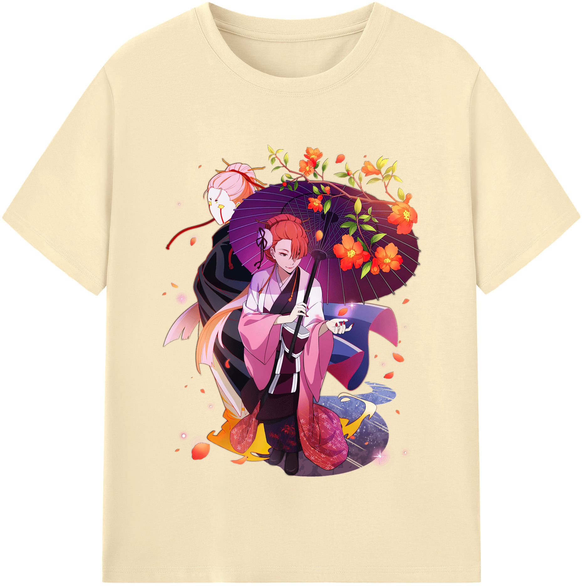 （画像用） 文豪ストレイドッグス Bungo Stray Dogs 綿100％半袖Tシャツ（フロントプリント）