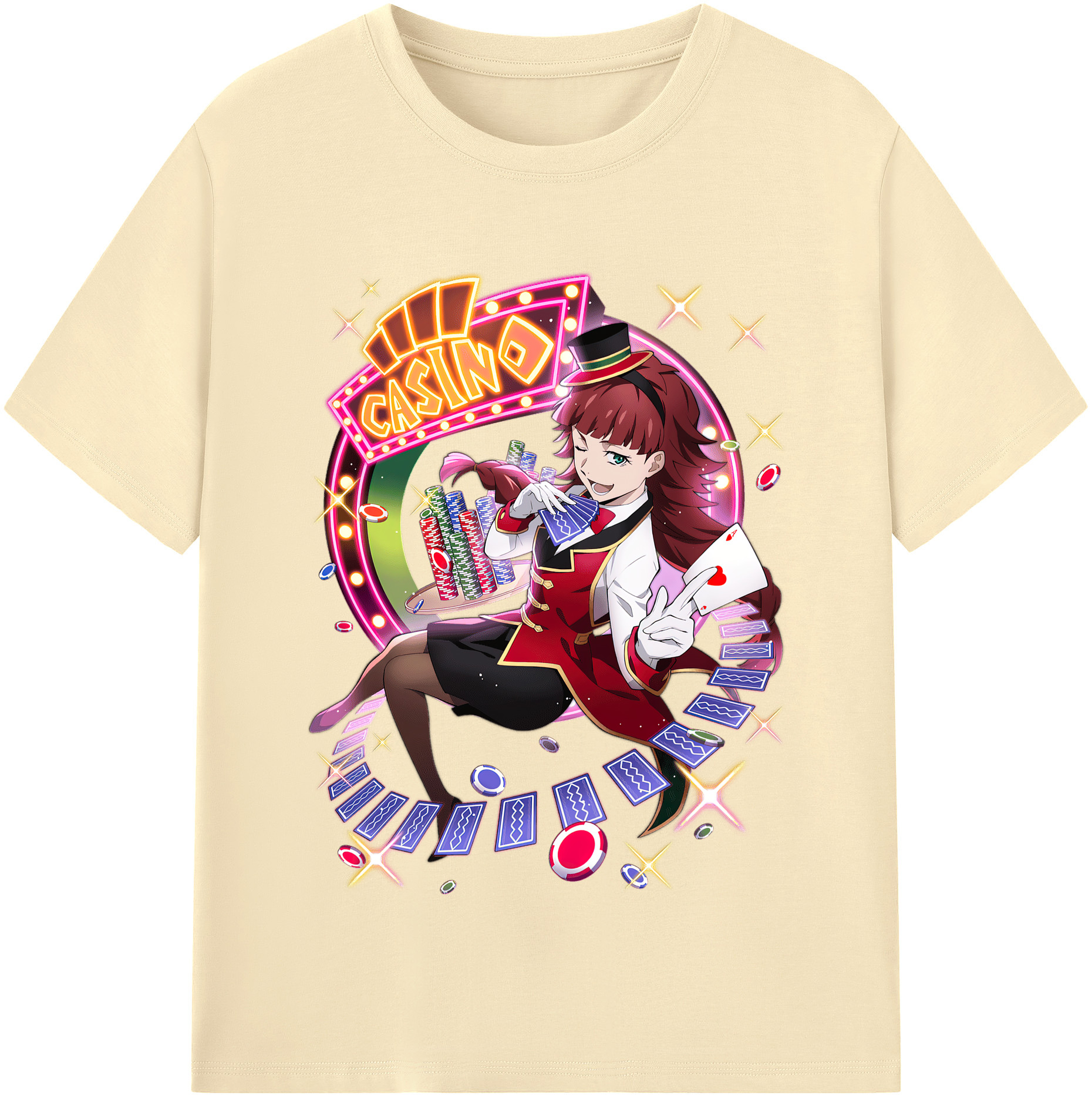 （画像用） 文豪ストレイドッグス Bungo Stray Dogs 綿100％半袖Tシャツ（フロントプリント）
