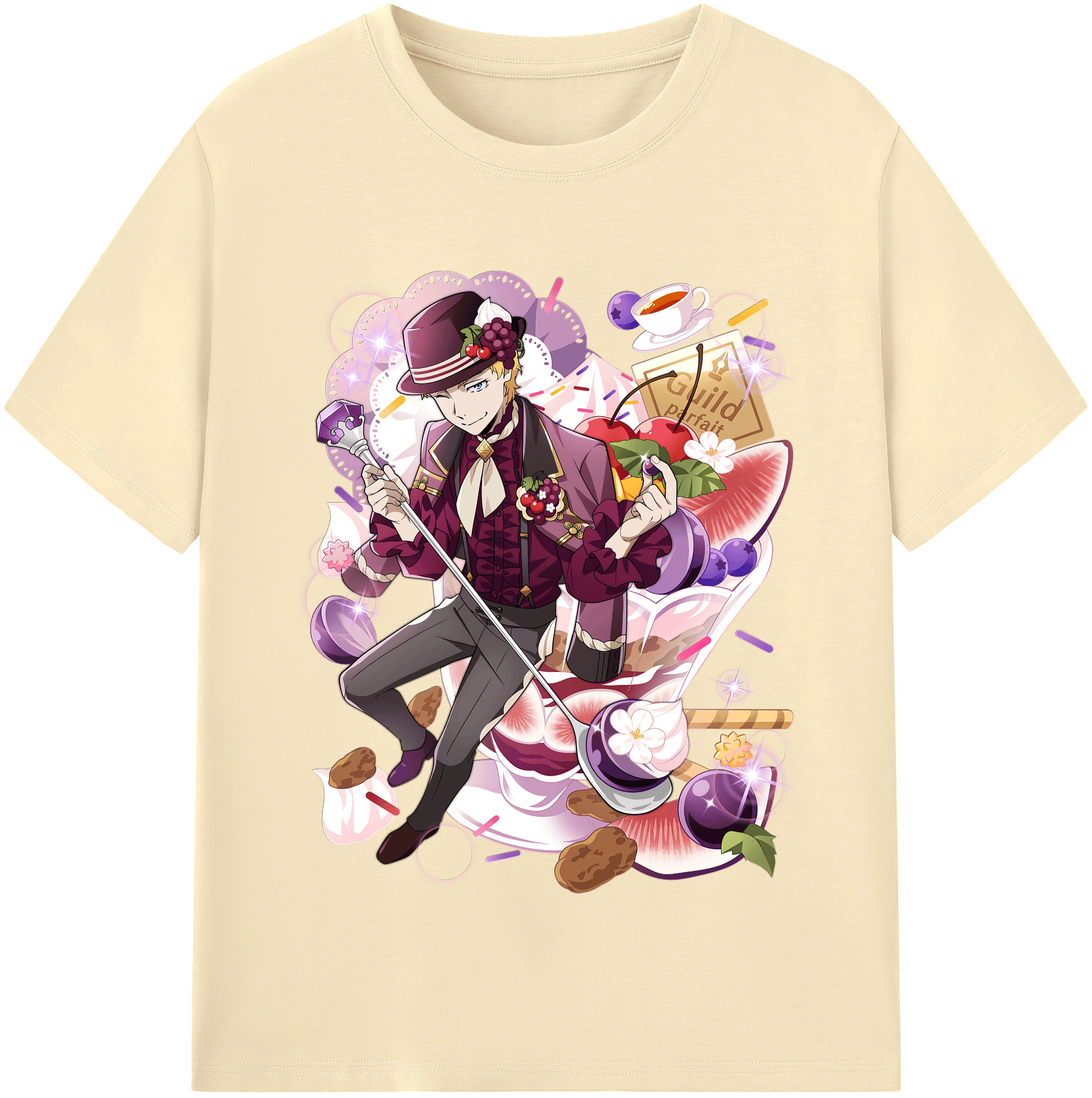（画像用） 文豪ストレイドッグス Bungo Stray Dogs 綿100％半袖Tシャツ（フロントプリント）