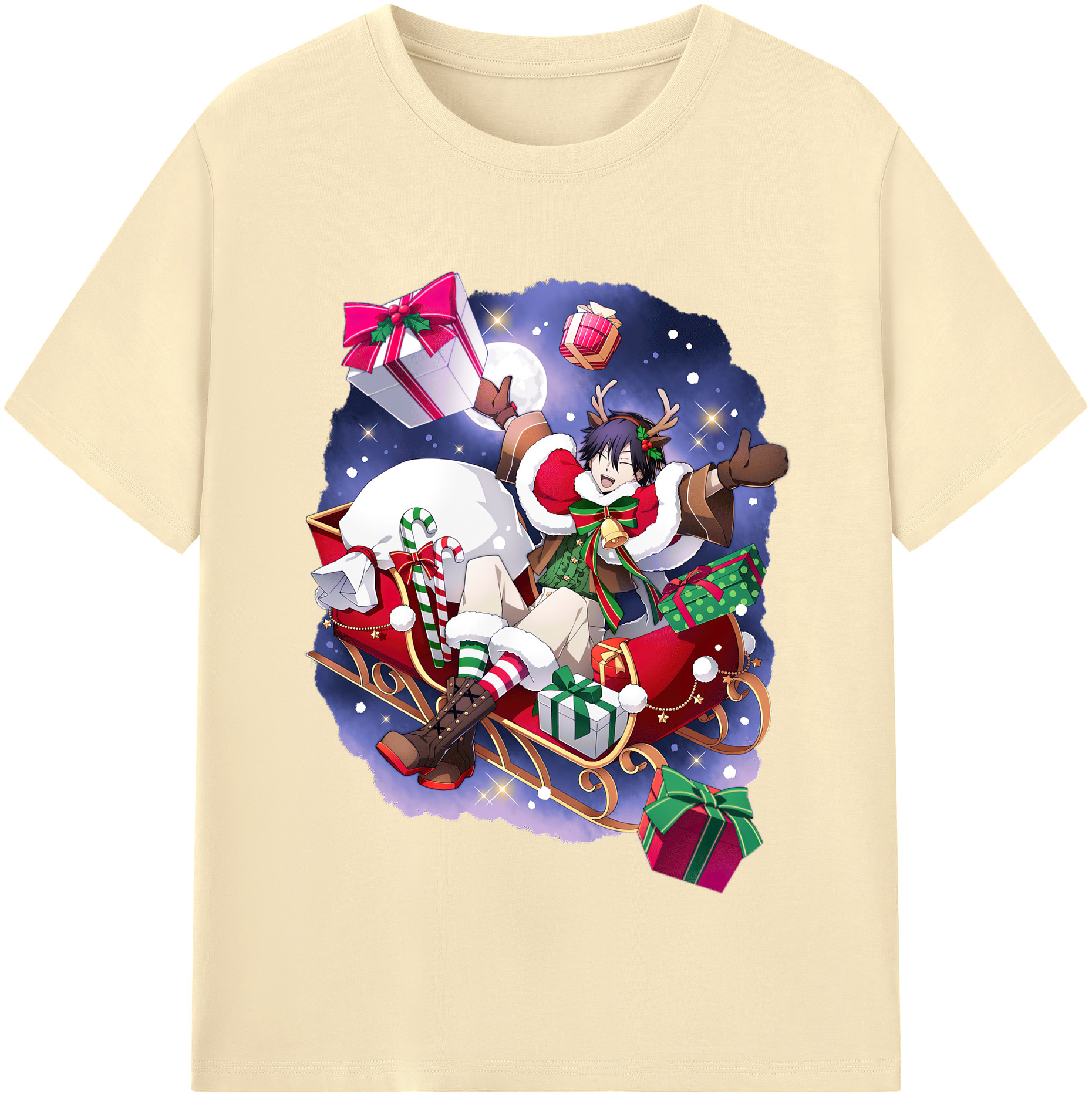 （画像用） 文豪ストレイドッグス Bungo Stray Dogs 綿100％半袖Tシャツ（フロントプリント）