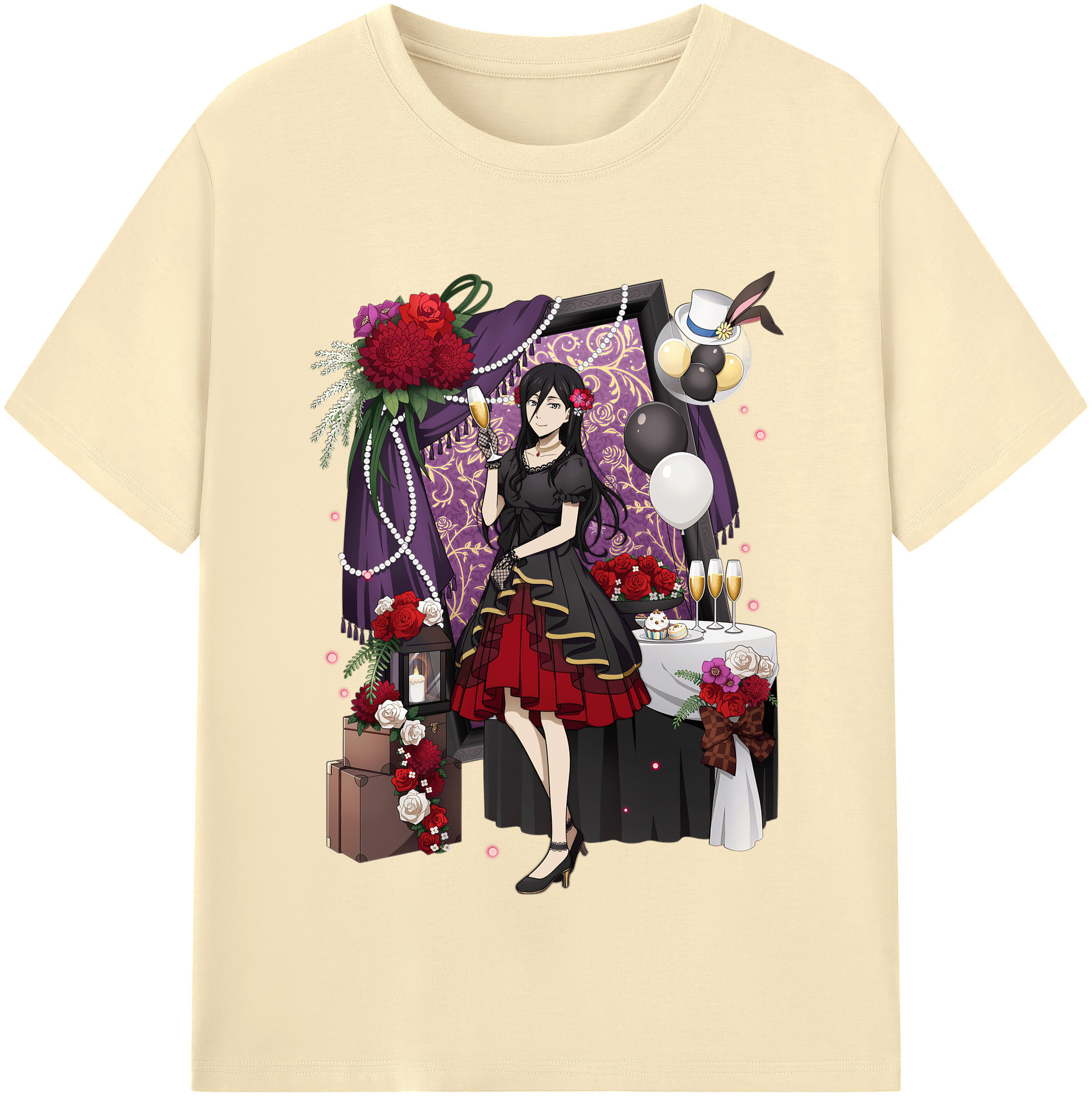（画像用） 文豪ストレイドッグス Bungo Stray Dogs 綿100％半袖Tシャツ（フロントプリント）