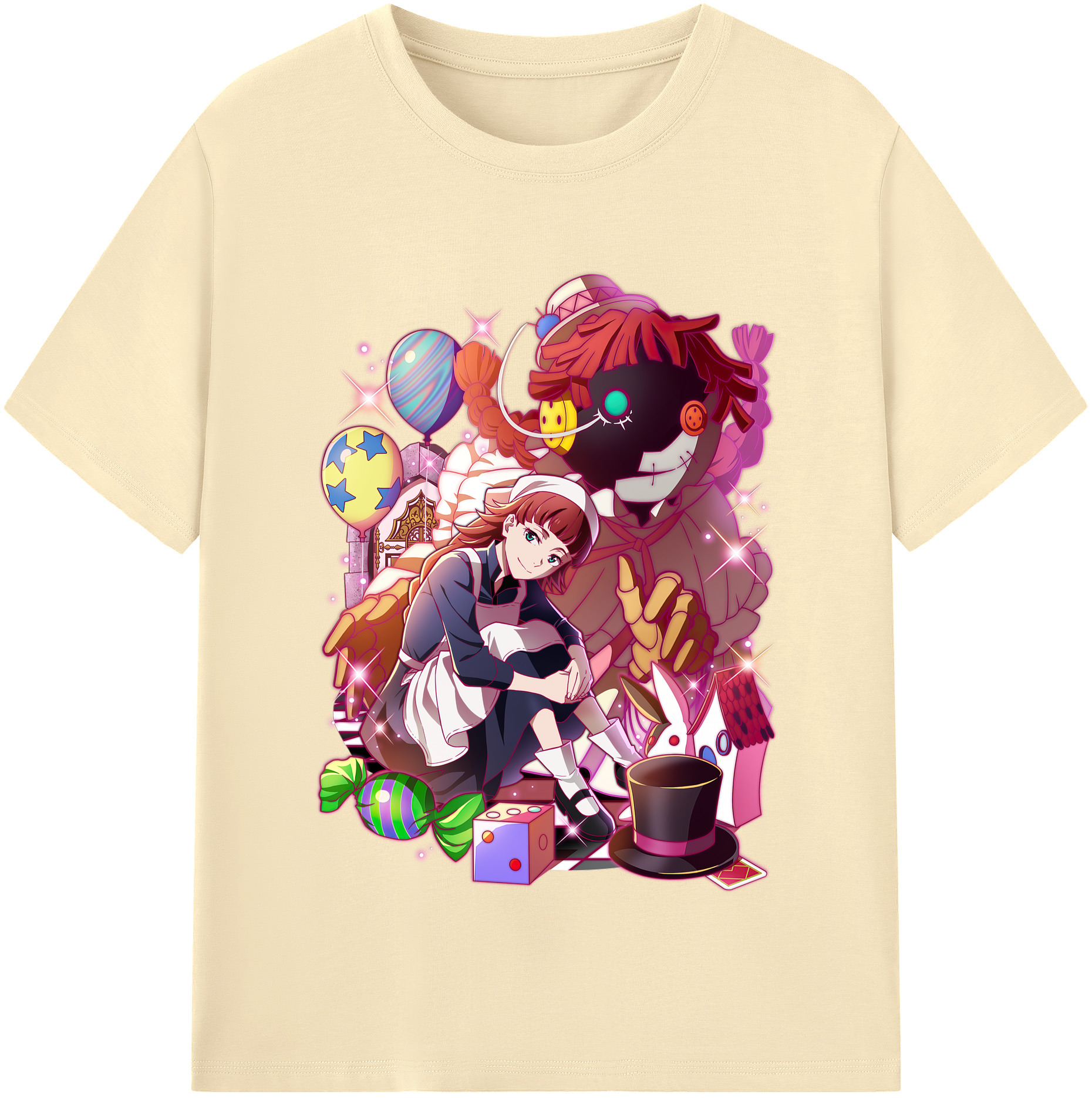 （画像用） 文豪ストレイドッグス Bungo Stray Dogs 綿100％半袖Tシャツ（フロントプリント）