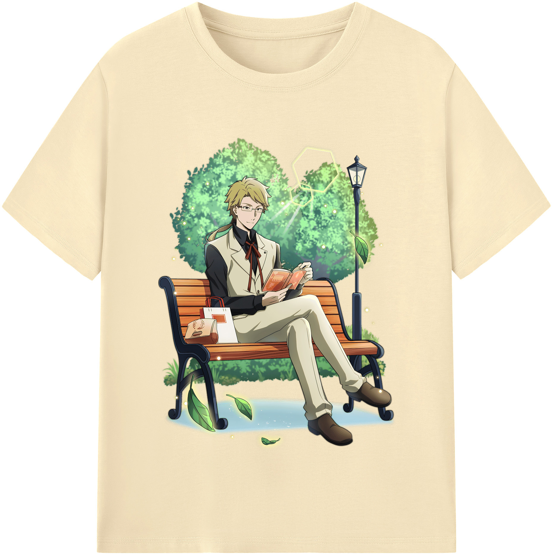 （画像用） 文豪ストレイドッグス Bungo Stray Dogs 綿100％半袖Tシャツ（フロントプリント）