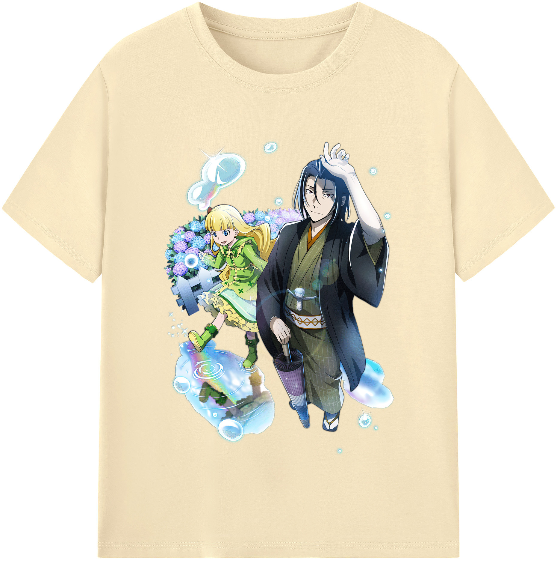 （画像用） 文豪ストレイドッグス Bungo Stray Dogs 綿100％半袖Tシャツ（フロントプリント）