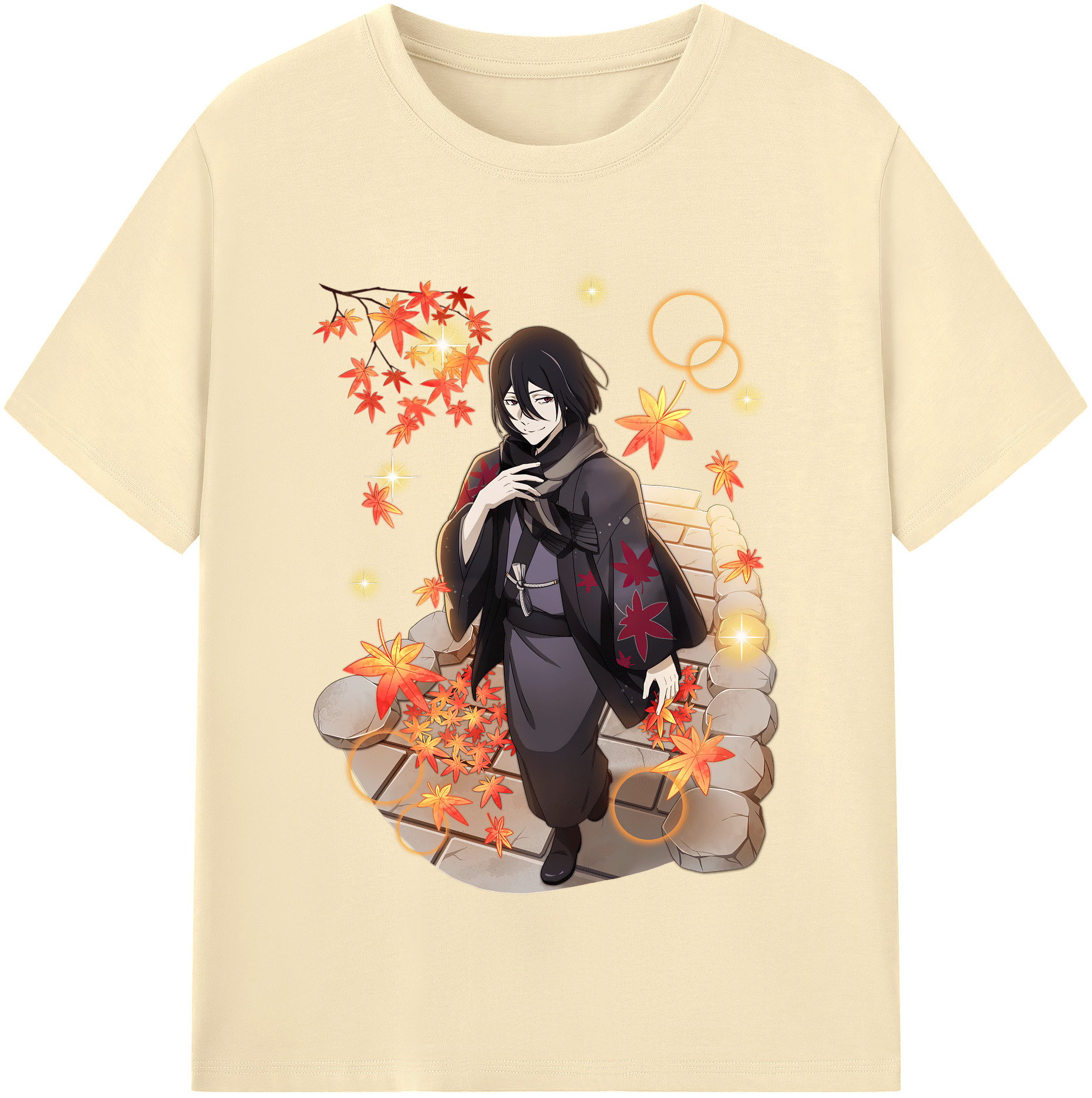 （画像用） 文豪ストレイドッグス Bungo Stray Dogs 綿100％半袖Tシャツ（フロントプリント）