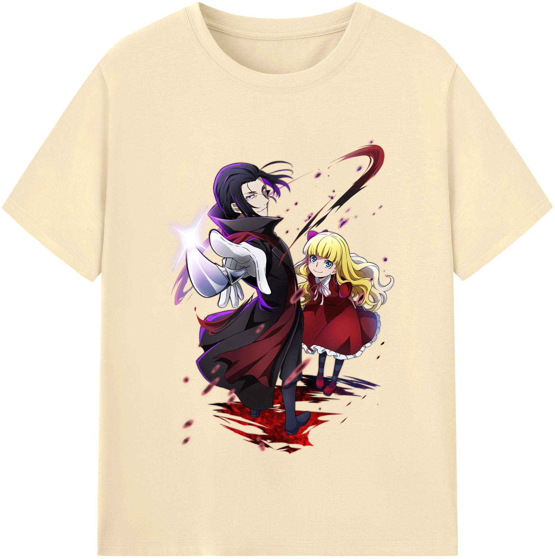 （画像用） 文豪ストレイドッグス Bungo Stray Dogs 綿100％半袖Tシャツ（フロントプリント）