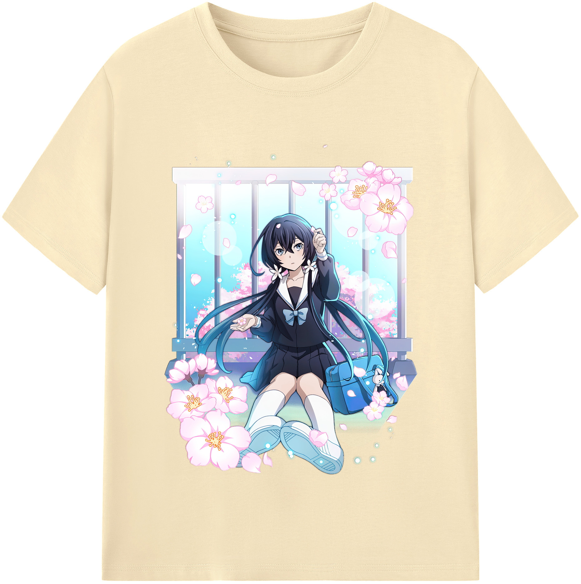（画像用） 文豪ストレイドッグス Bungo Stray Dogs 綿100％半袖Tシャツ（フロントプリント）