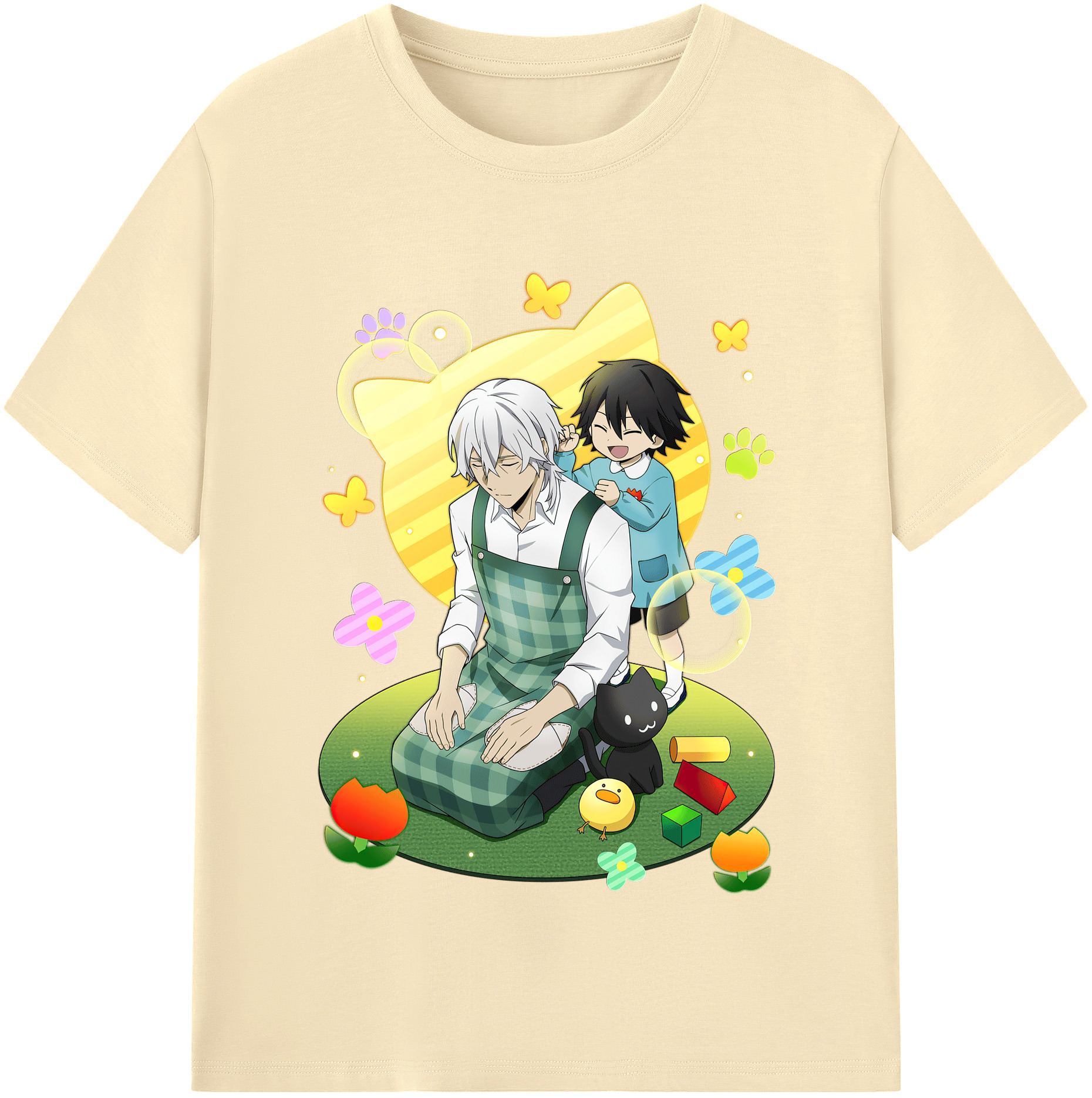 （画像用） 文豪ストレイドッグス Bungo Stray Dogs 綿100％半袖Tシャツ（フロントプリント）